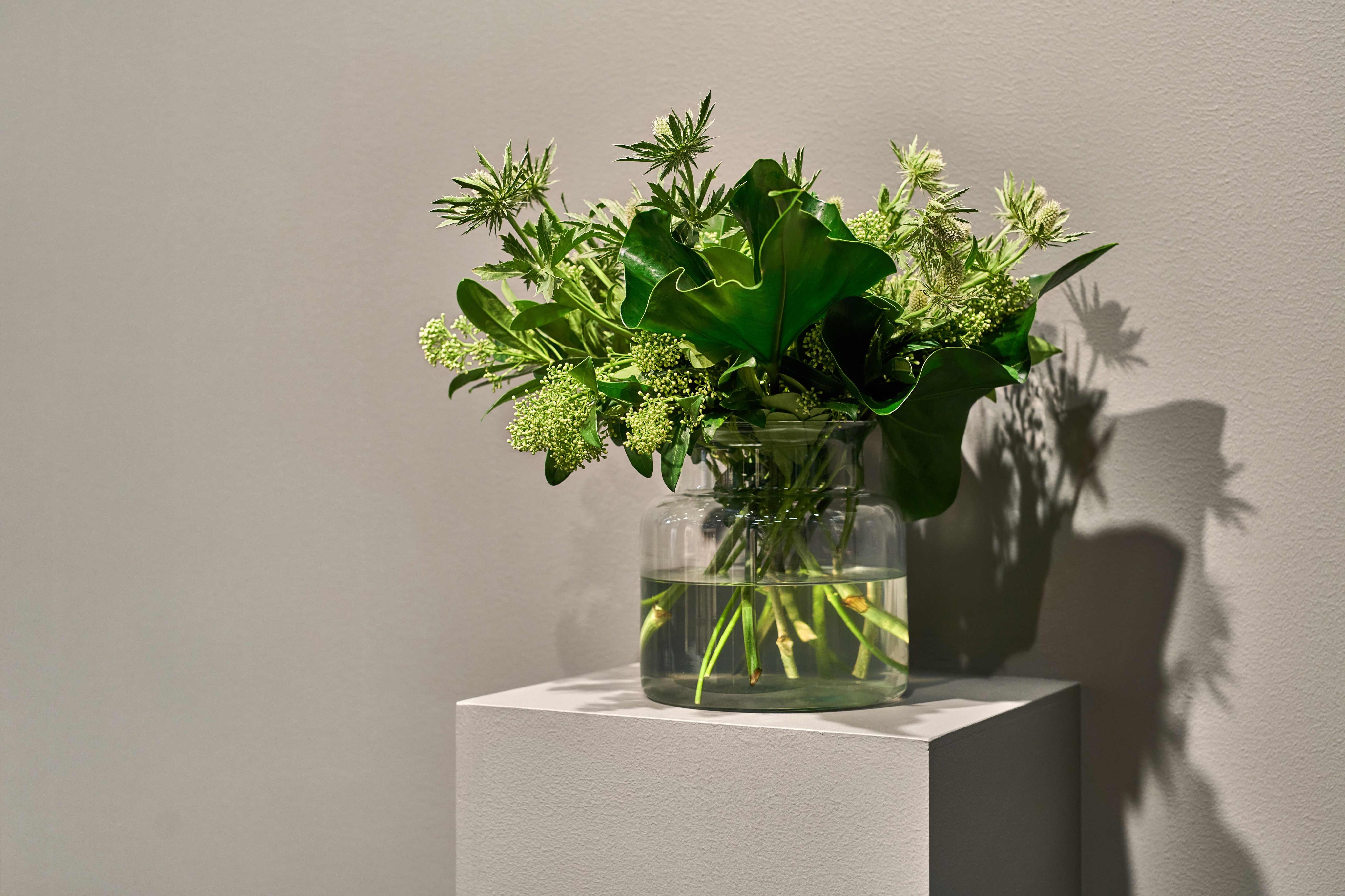 Glass and greenery