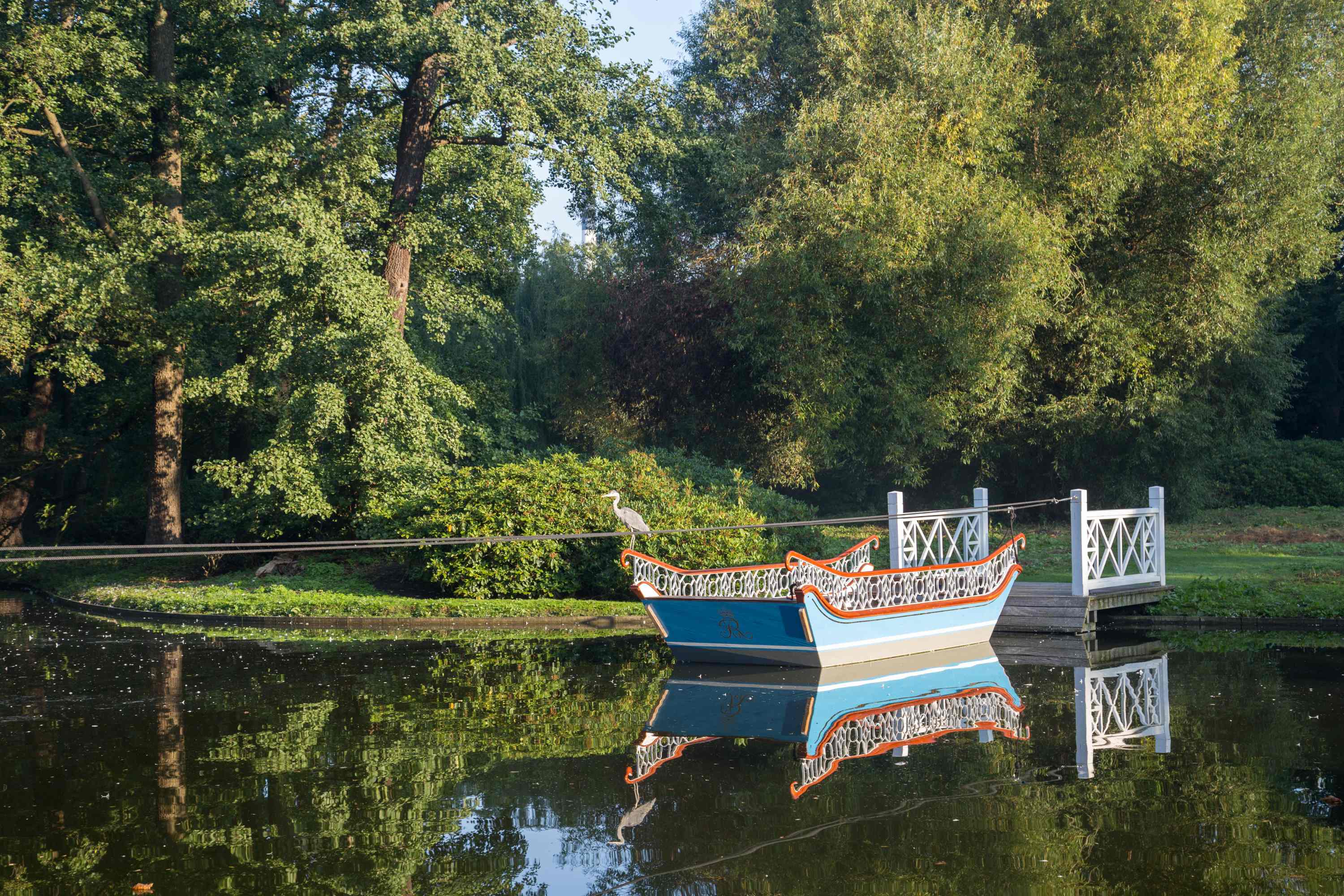 The boat at Frederiksberg Garden