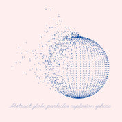 Abstract globe particles explosion sphere