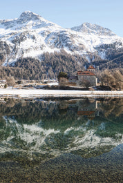 Castle on the glass lake
