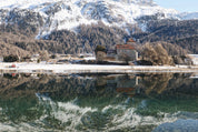 Castle on the glass lake