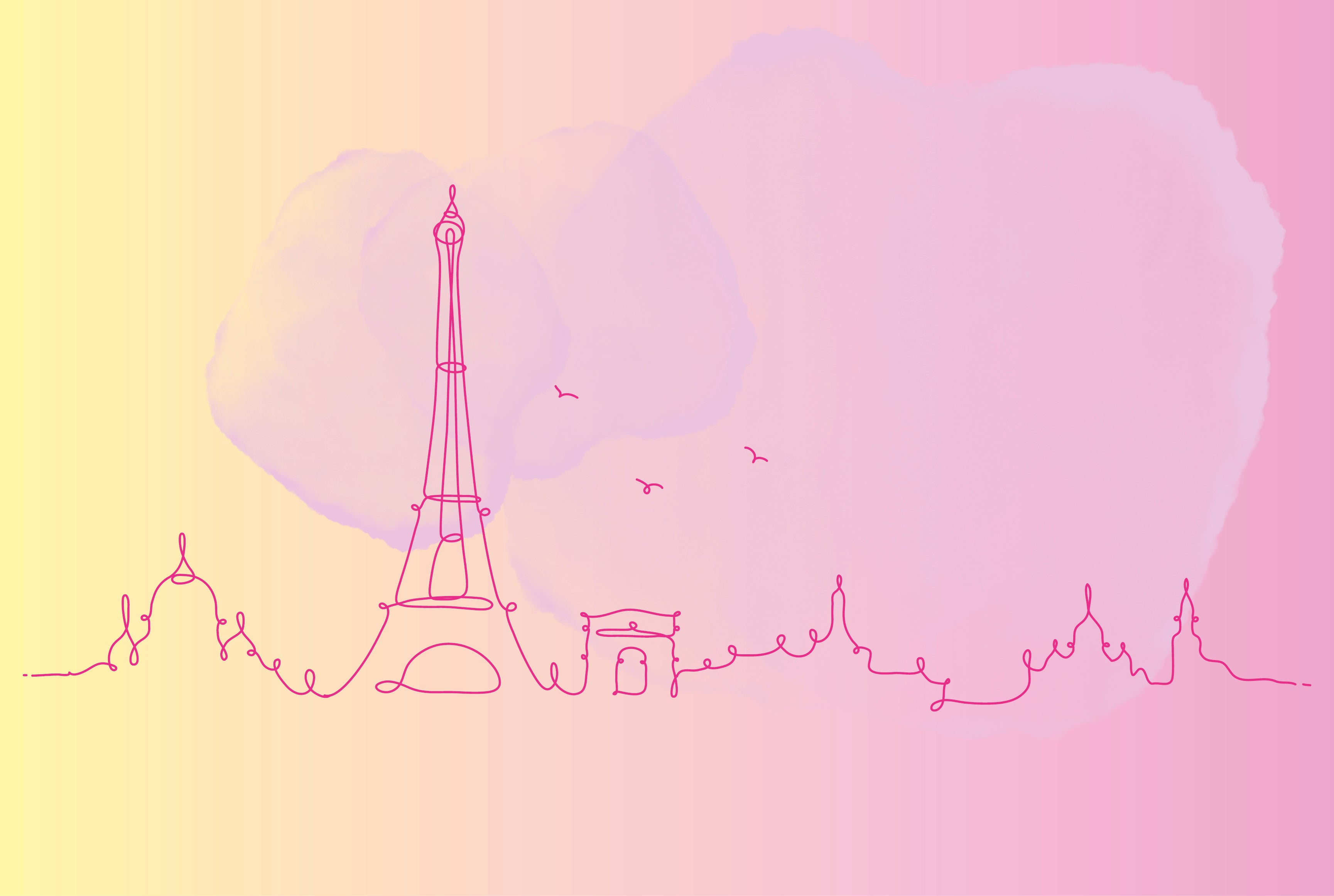 One line Paris