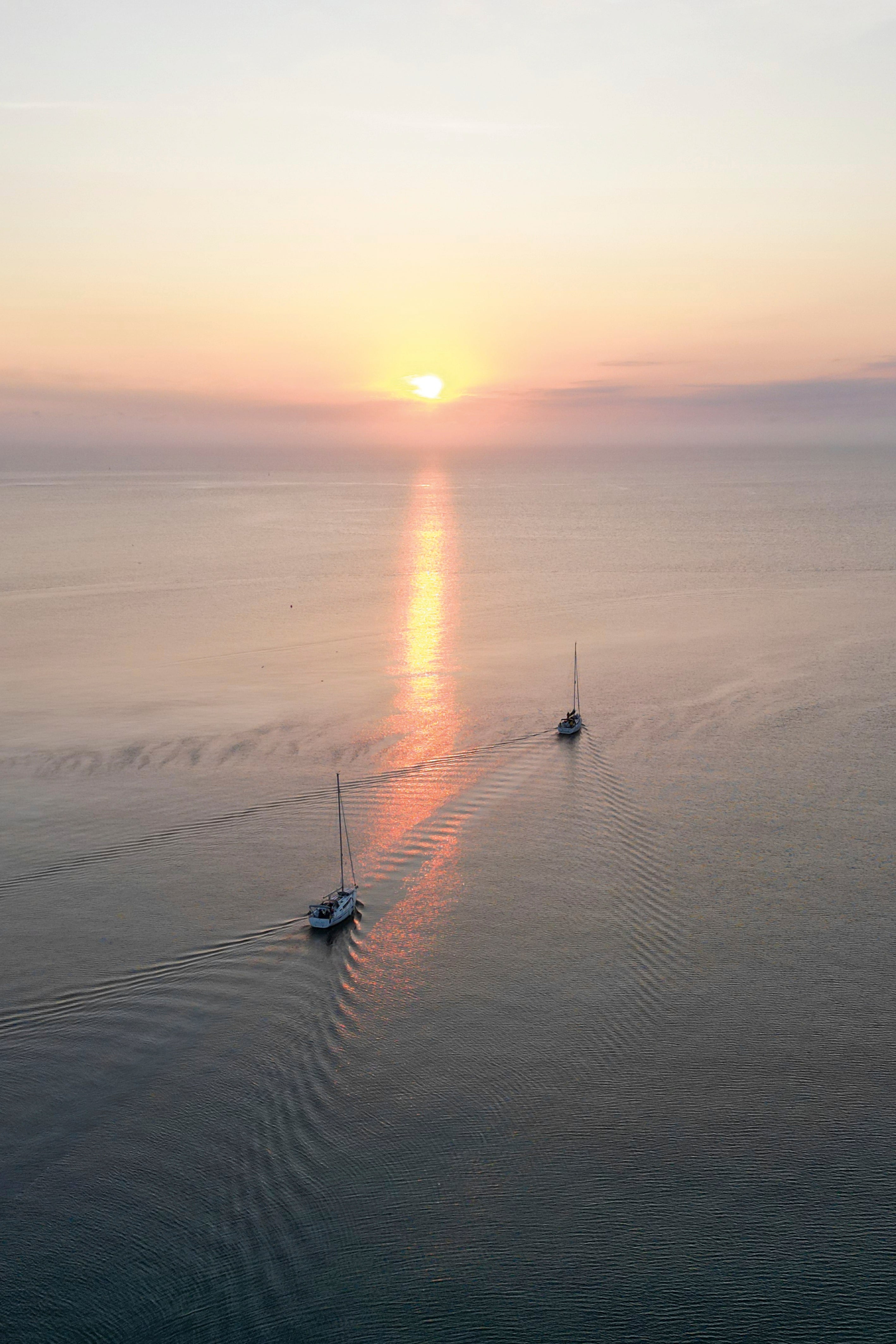 Trace of the sail