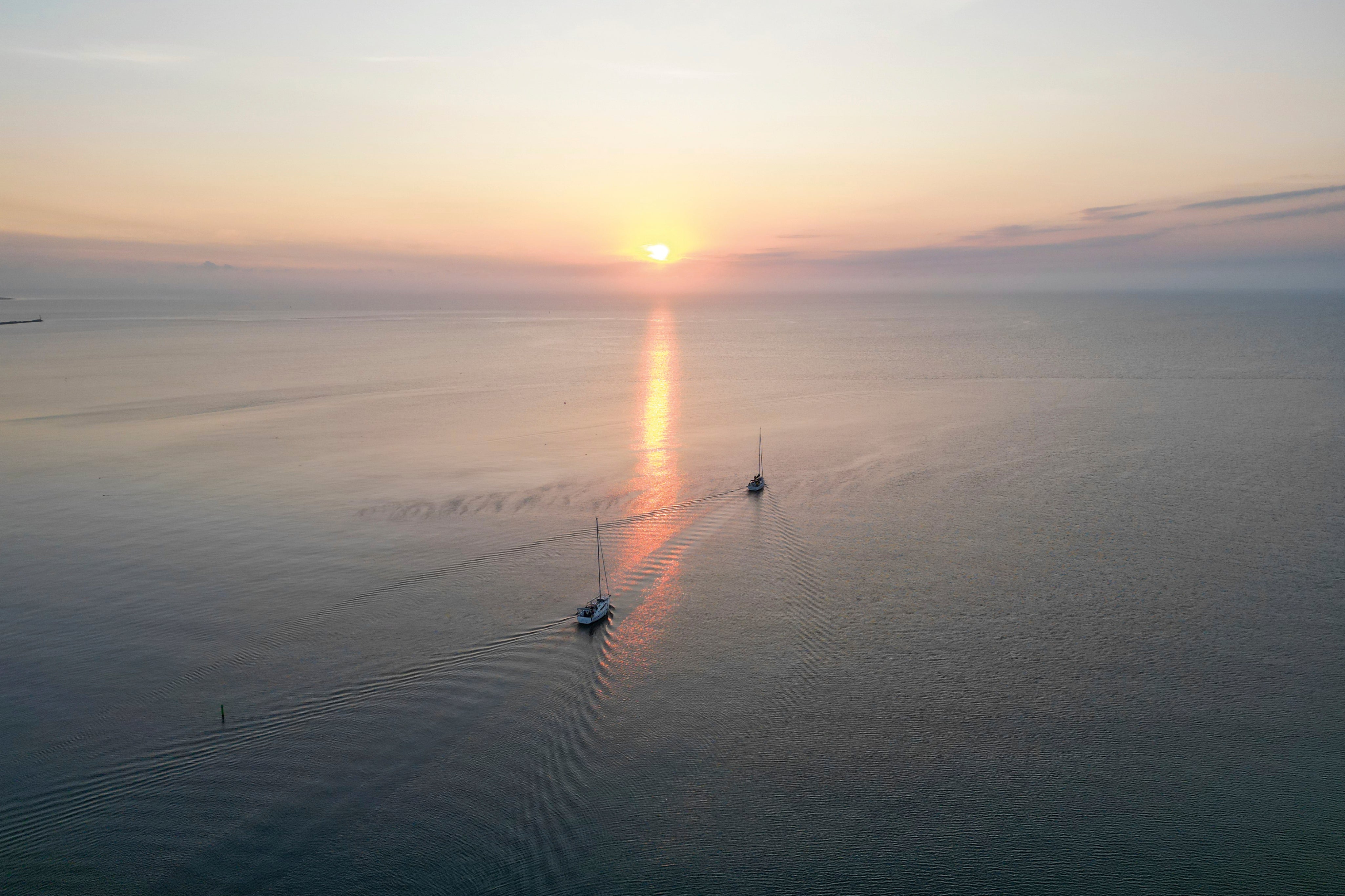 Trace of the sail