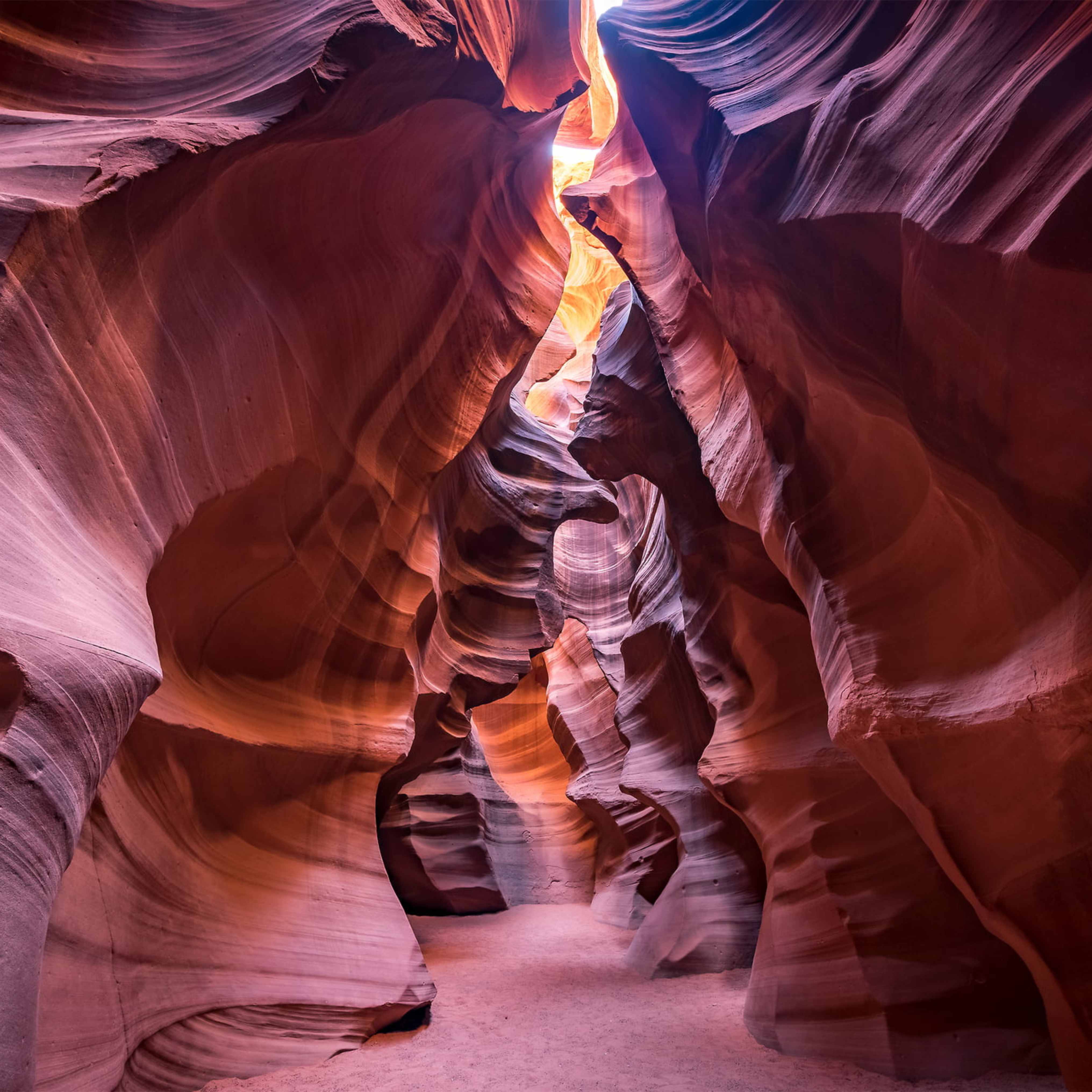 Walking through Antelope Canyon I