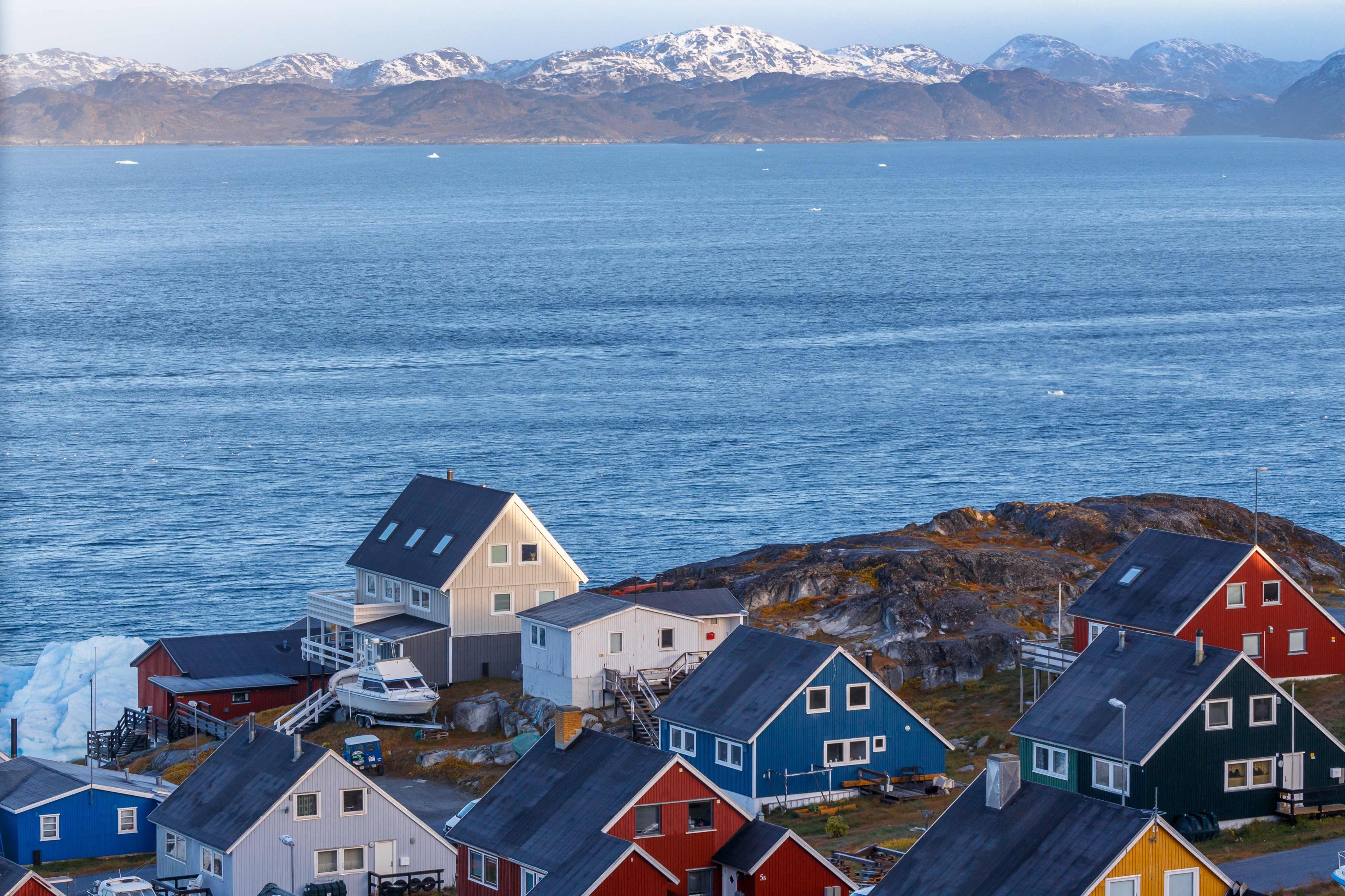 Houses at the ocean