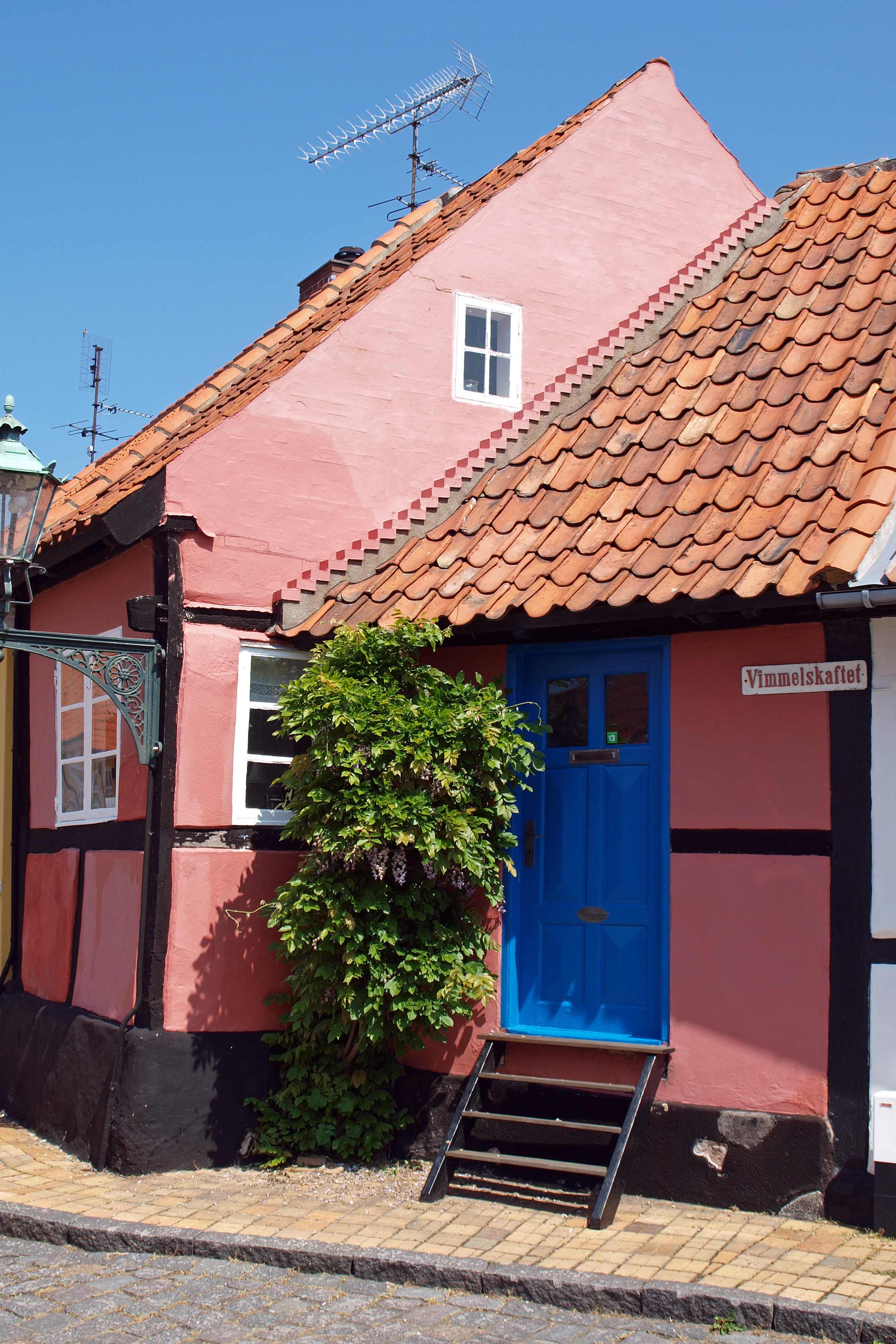 The blue door