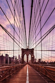 A Brooklyn Bridge Sunset