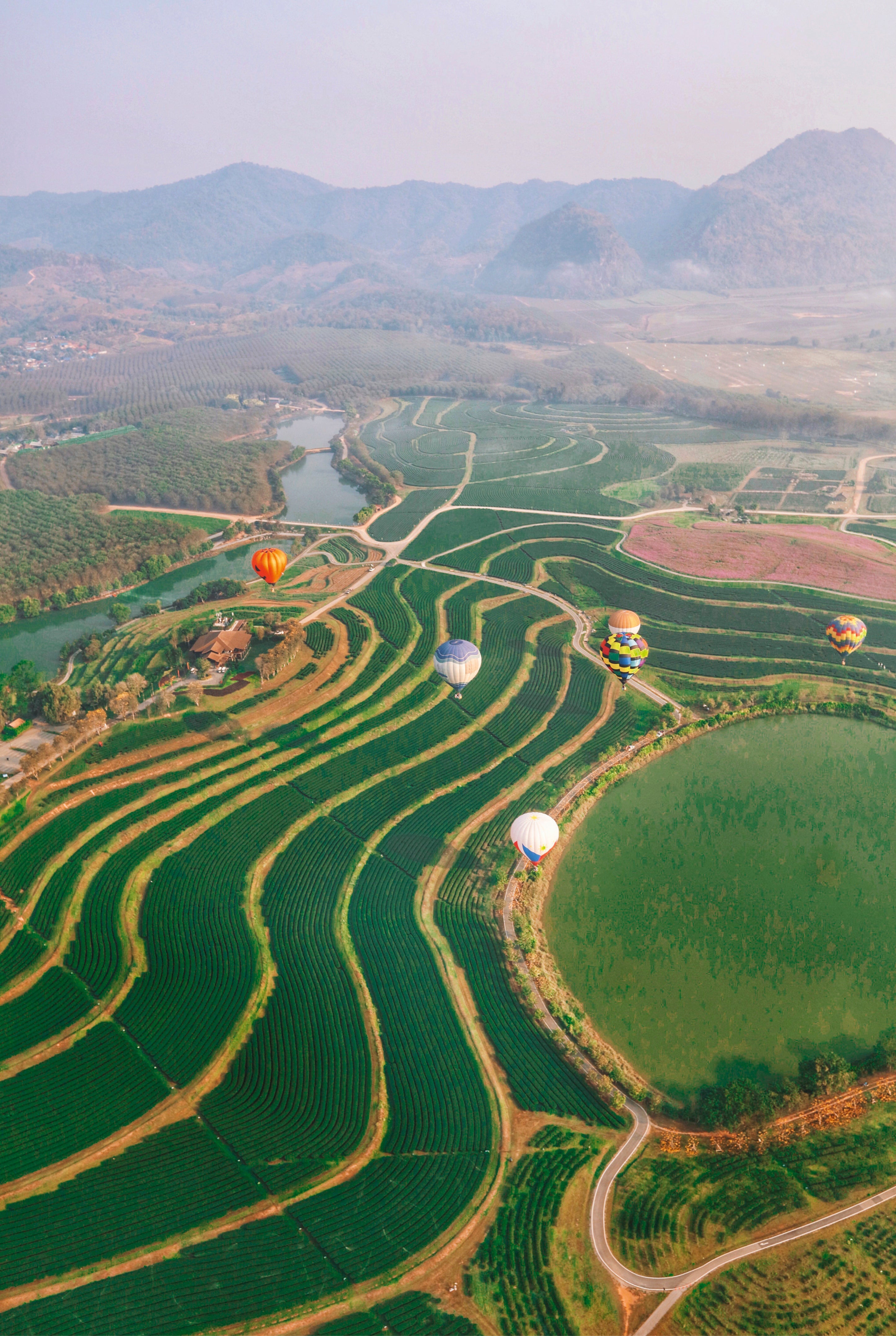 Above the green