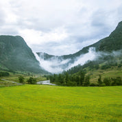 Across the valley