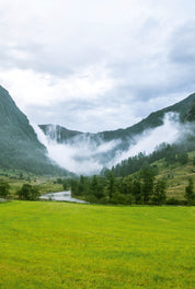 Across the valley