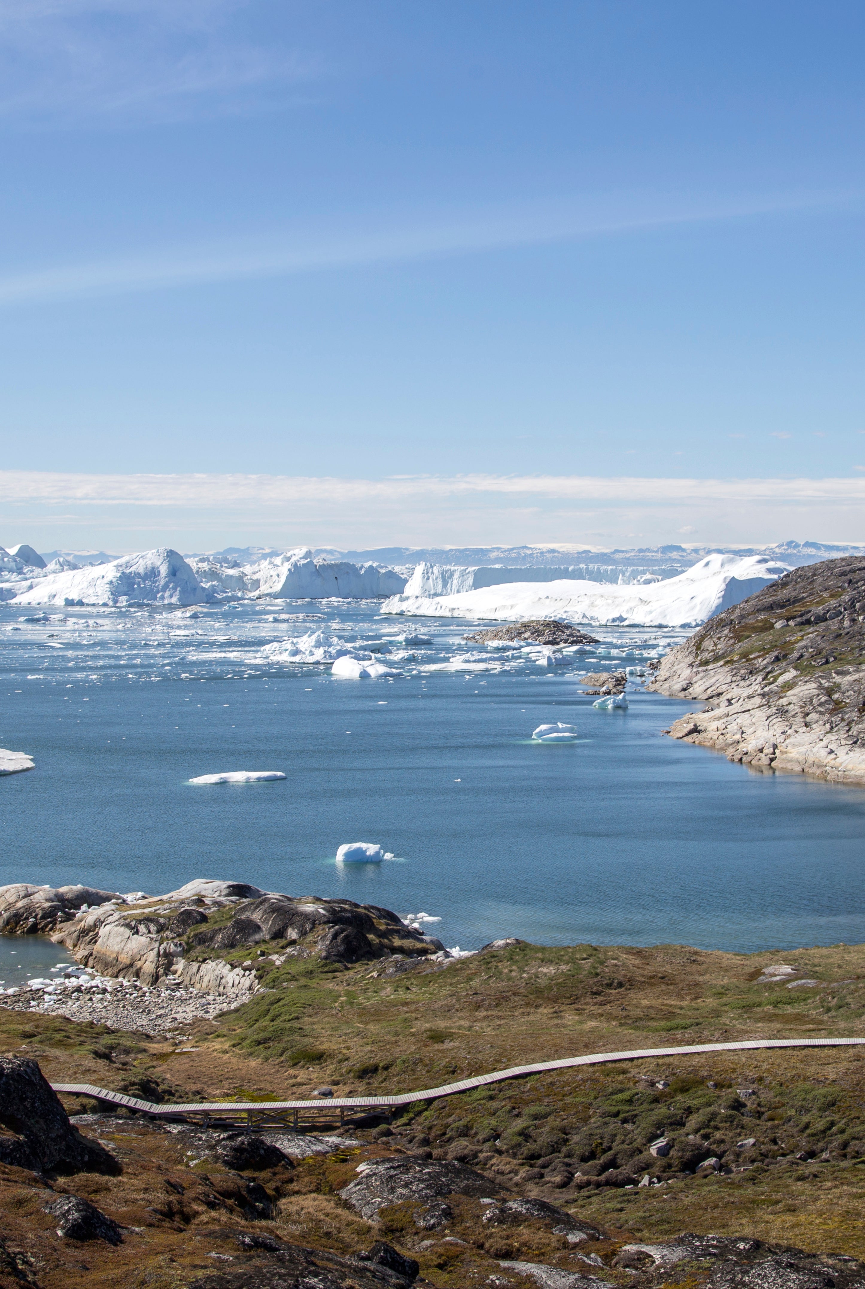 A glacier bay