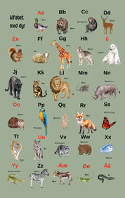 Alfabet med dyr