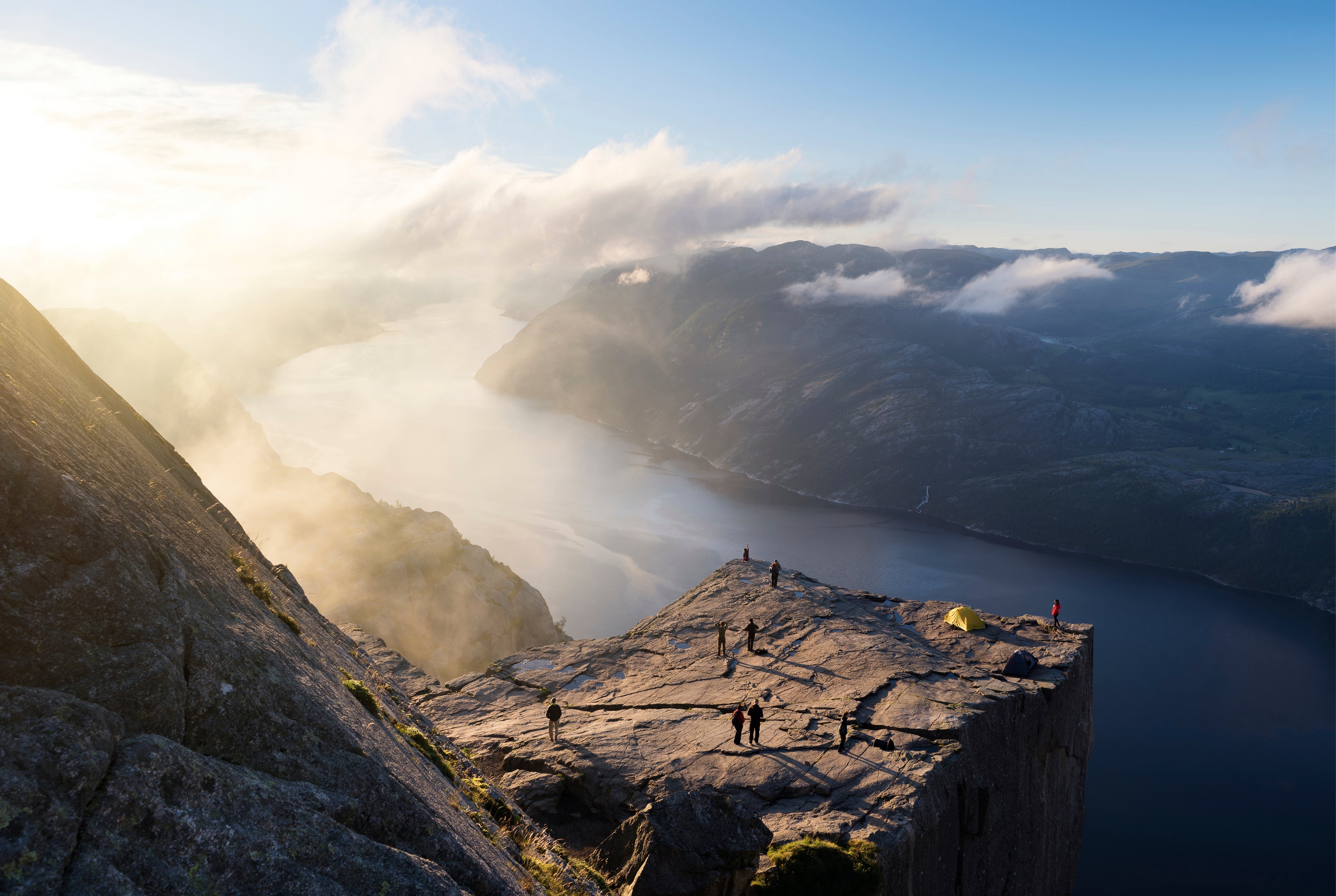 At the edge of light