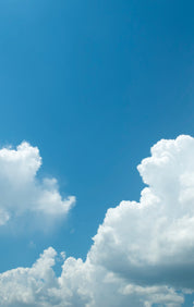 Between clouds