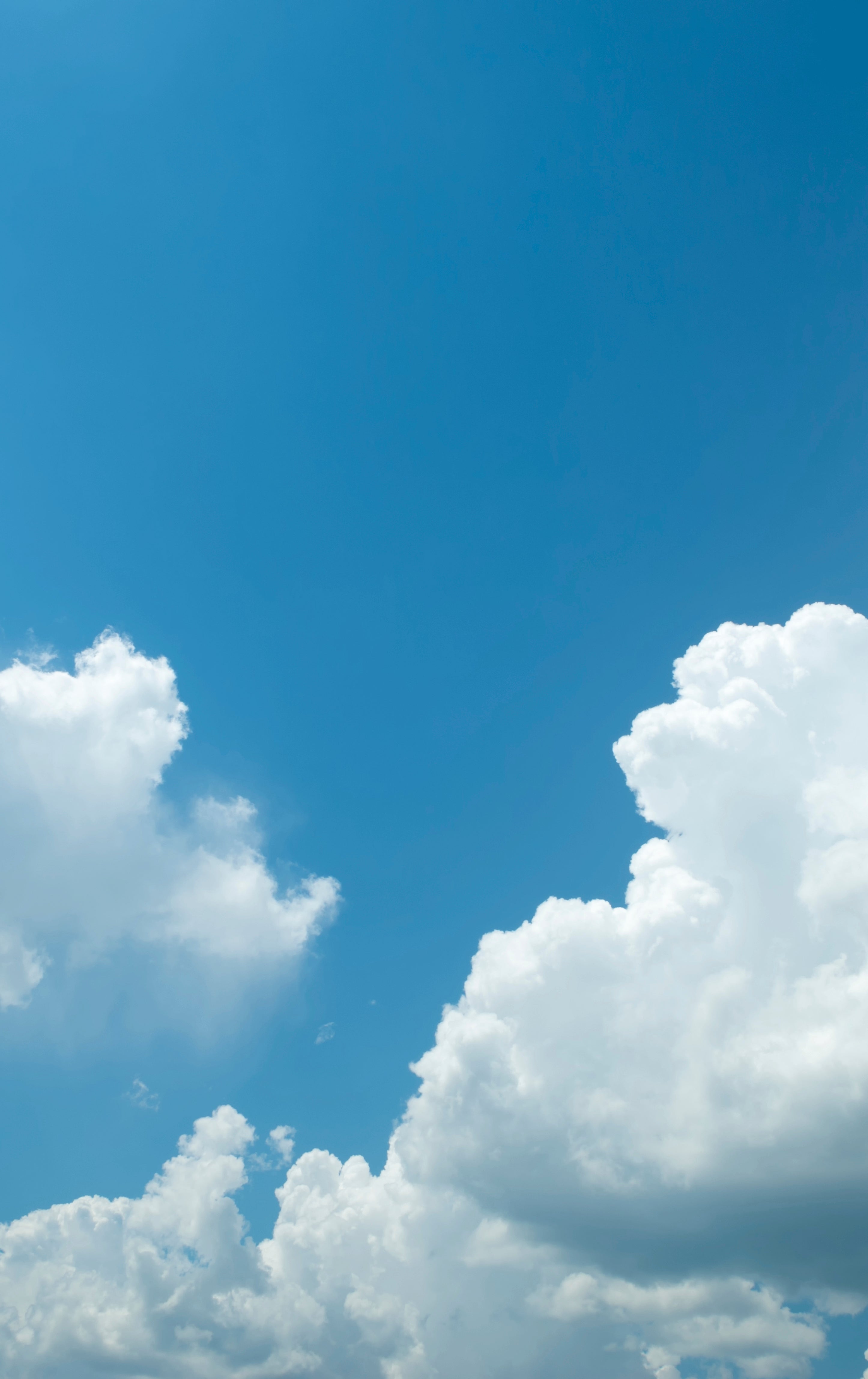 Between clouds