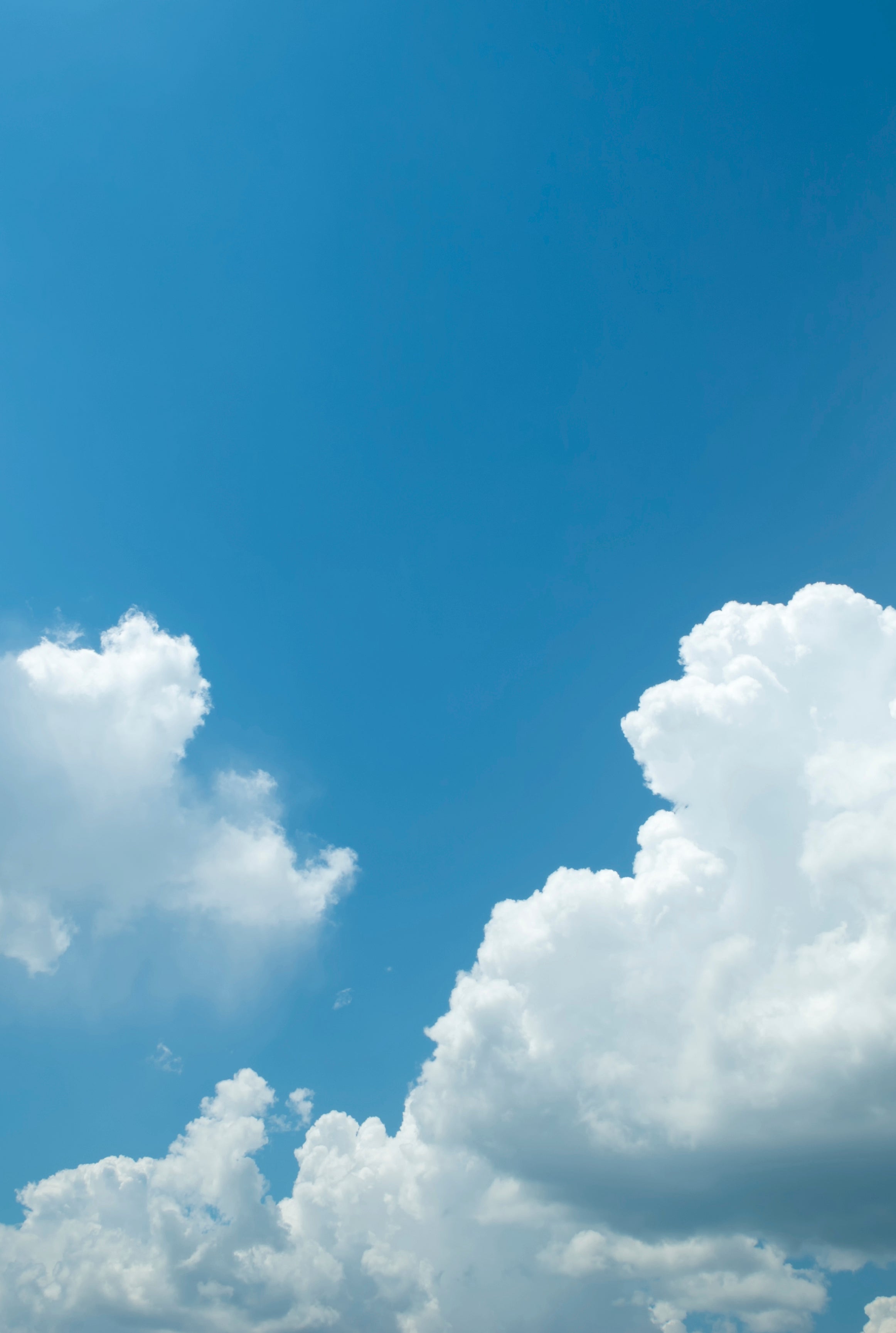 Between clouds