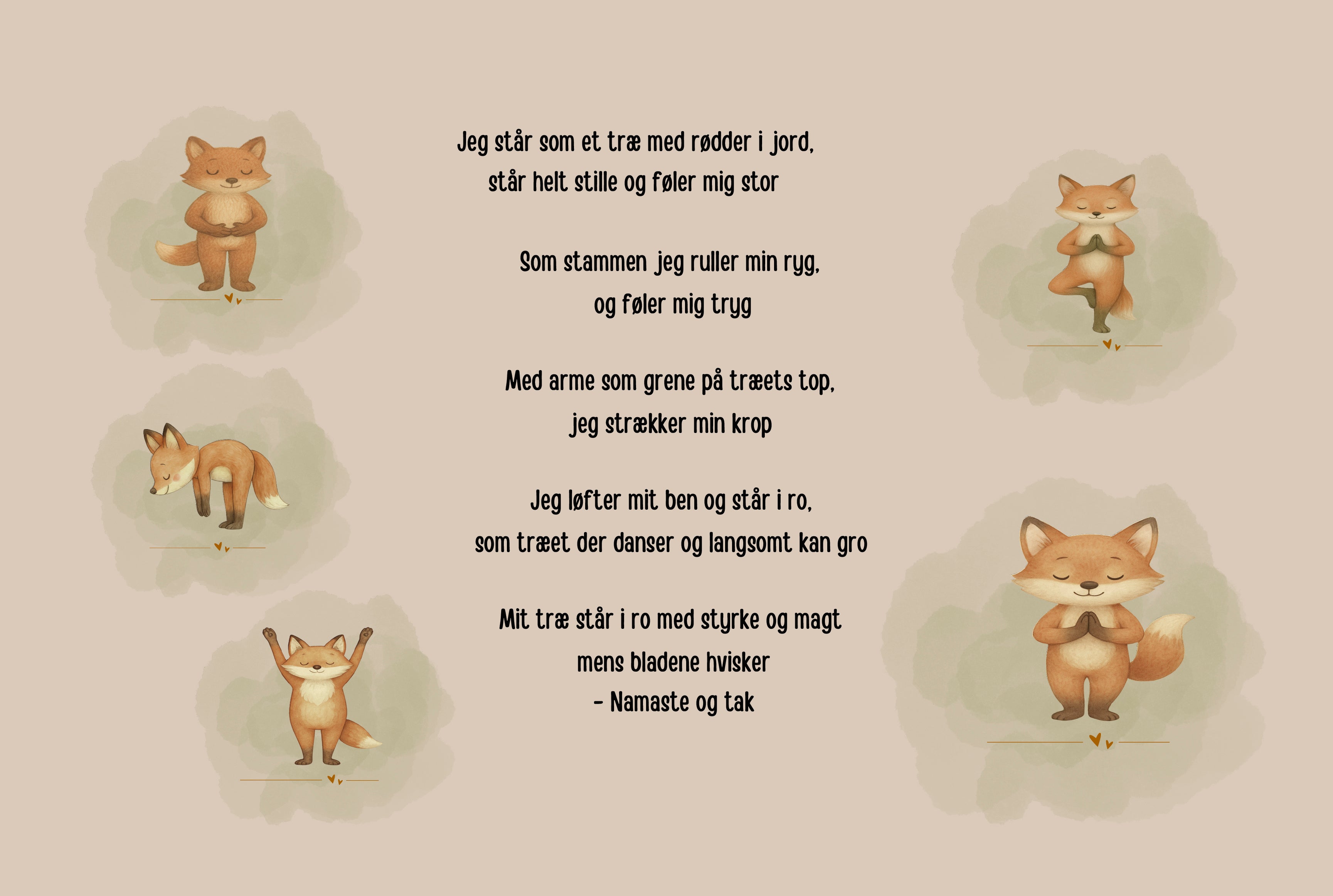 Børneyoga som et træ