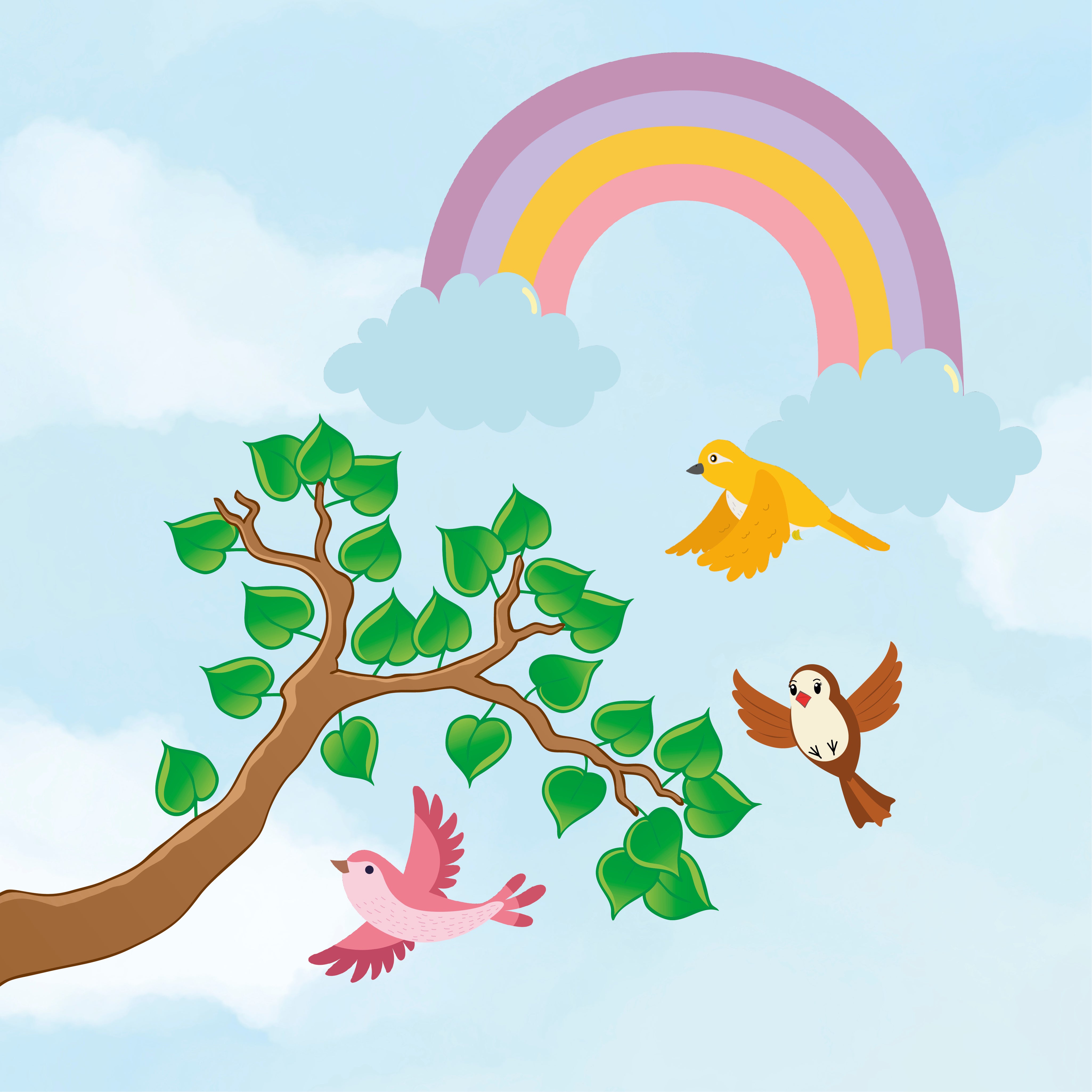 Ceiling Frames Kids Collection - Rainbow