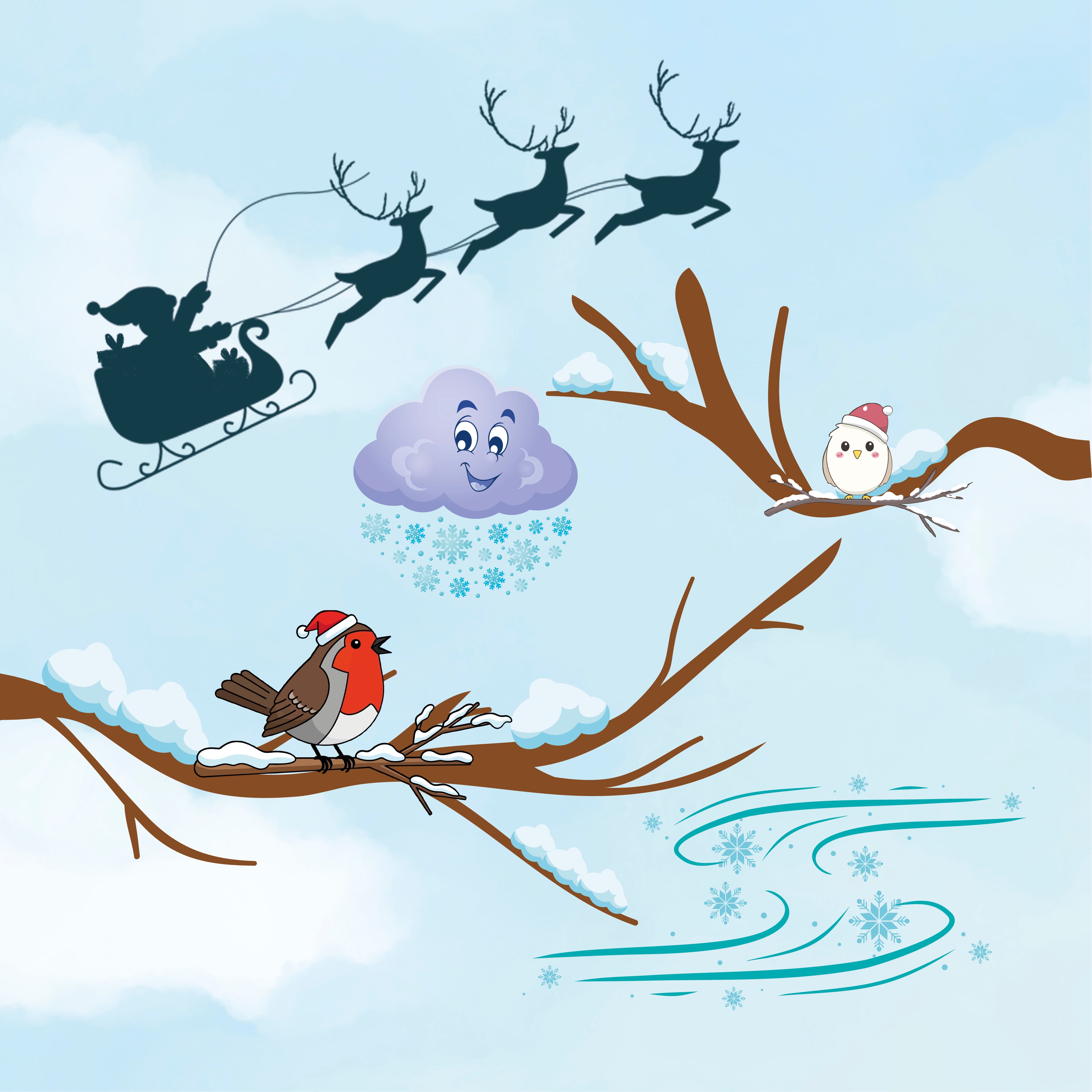 Ceiling Frames Kids Collection - Santa