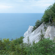Chalk cliffs at sea’s edge