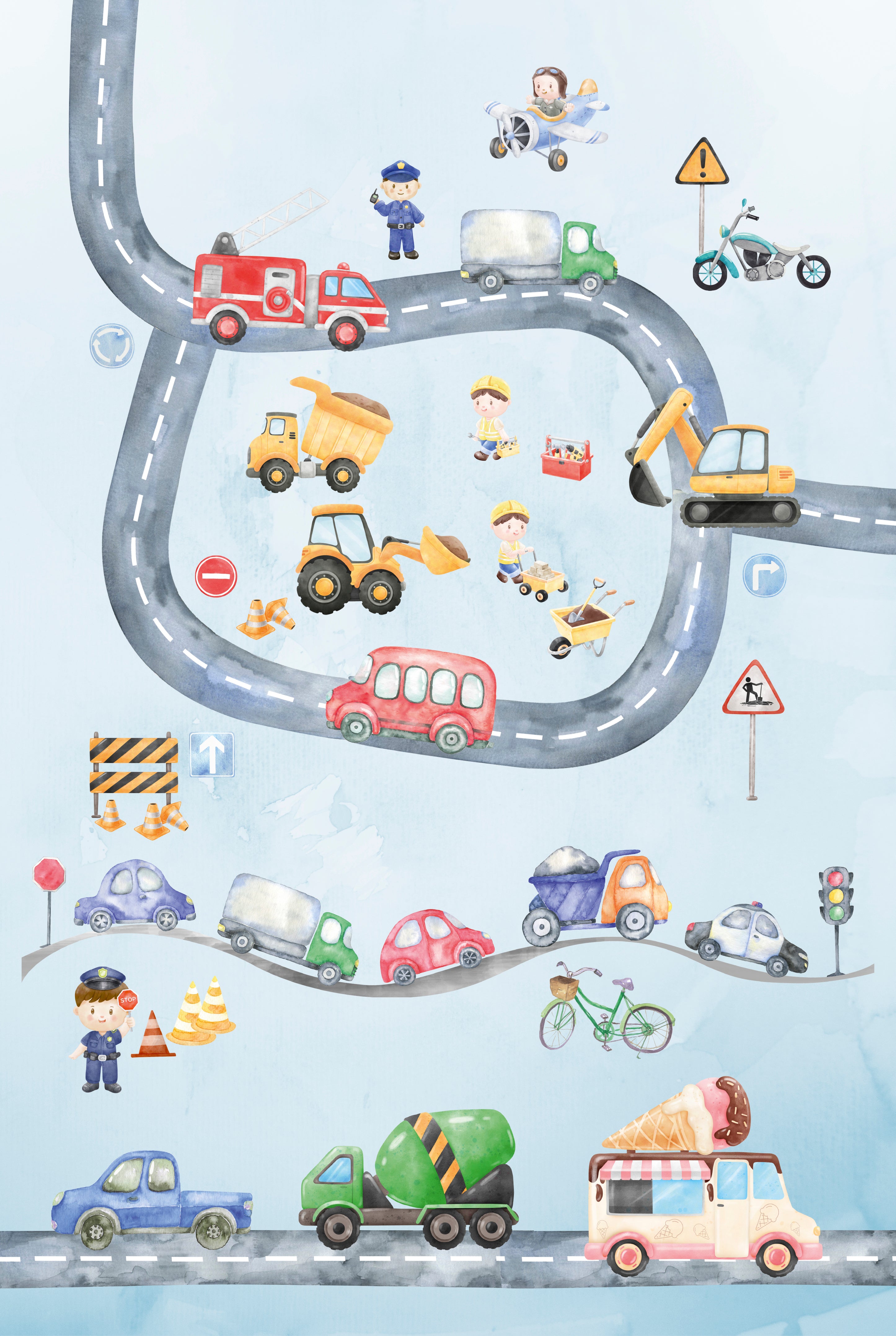 Det vrimler med køretøjer