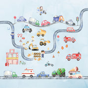 Det vrimler med køretøjer