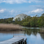 Dome by the lake