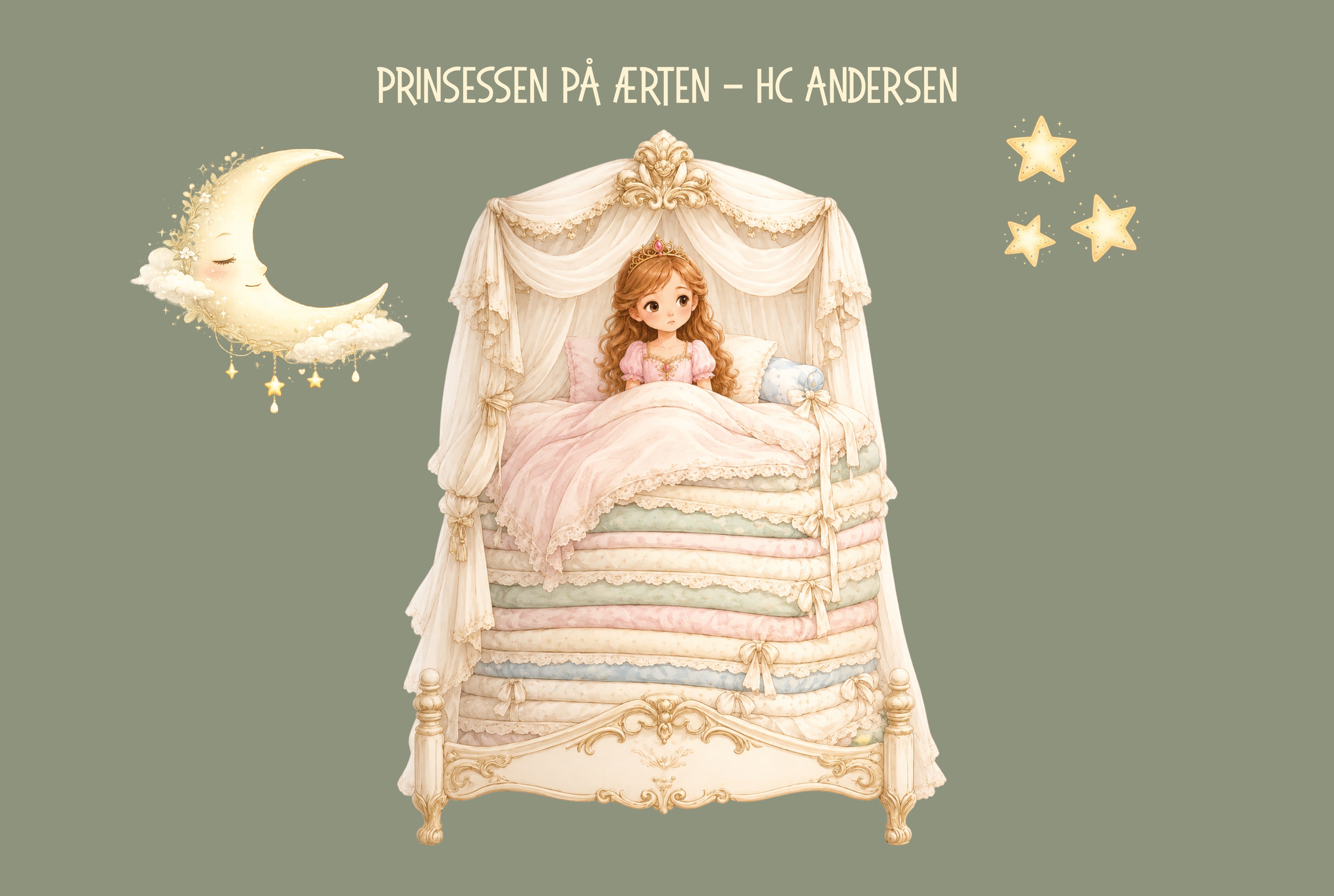 Eventyret om prinsessen på ærten - Portræt