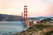 Golden Gate Bridge solnedgang