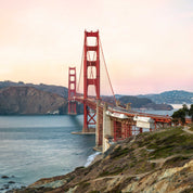 Golden Gate Bridge solnedgang