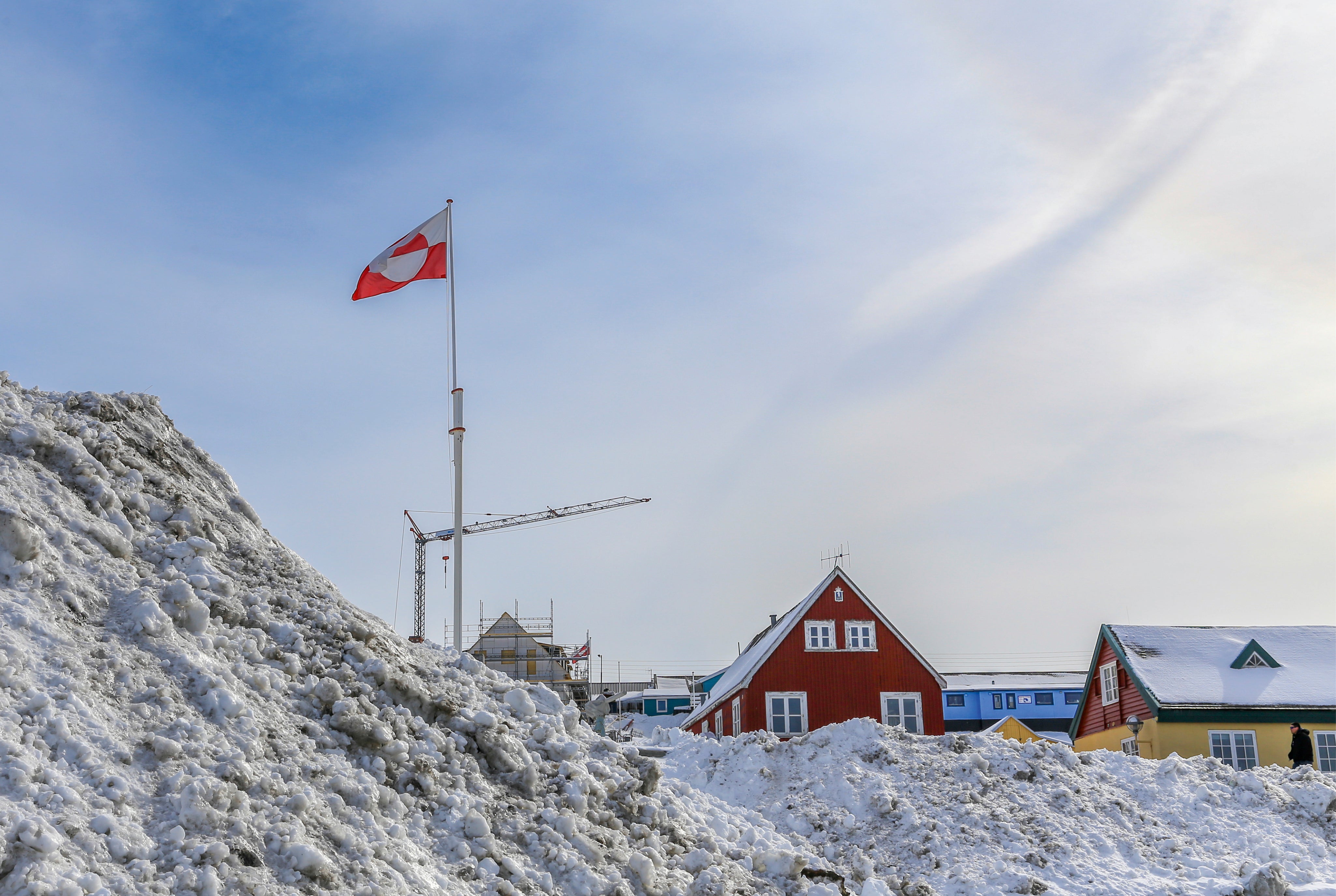 Greenland skyline