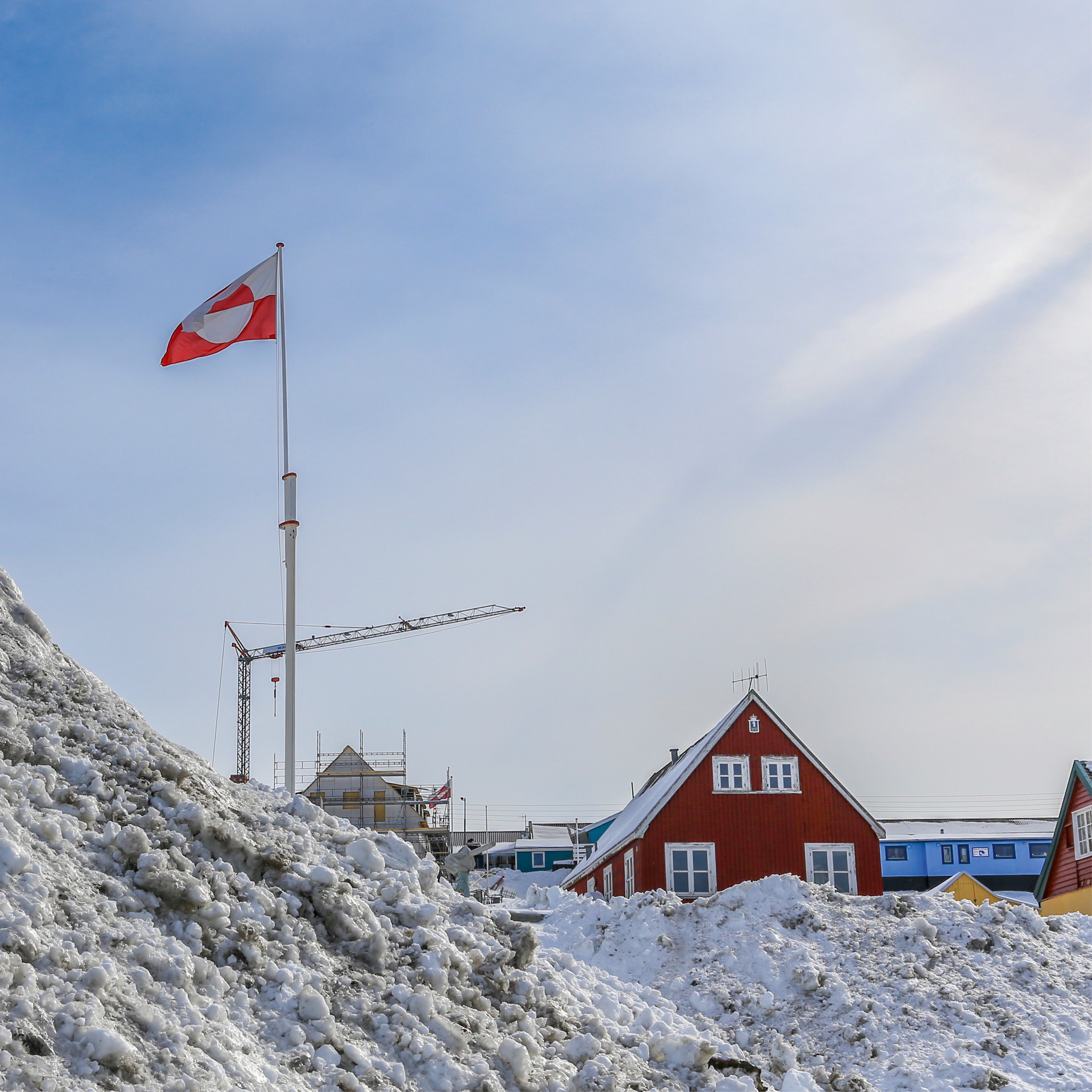 Greenland skyline