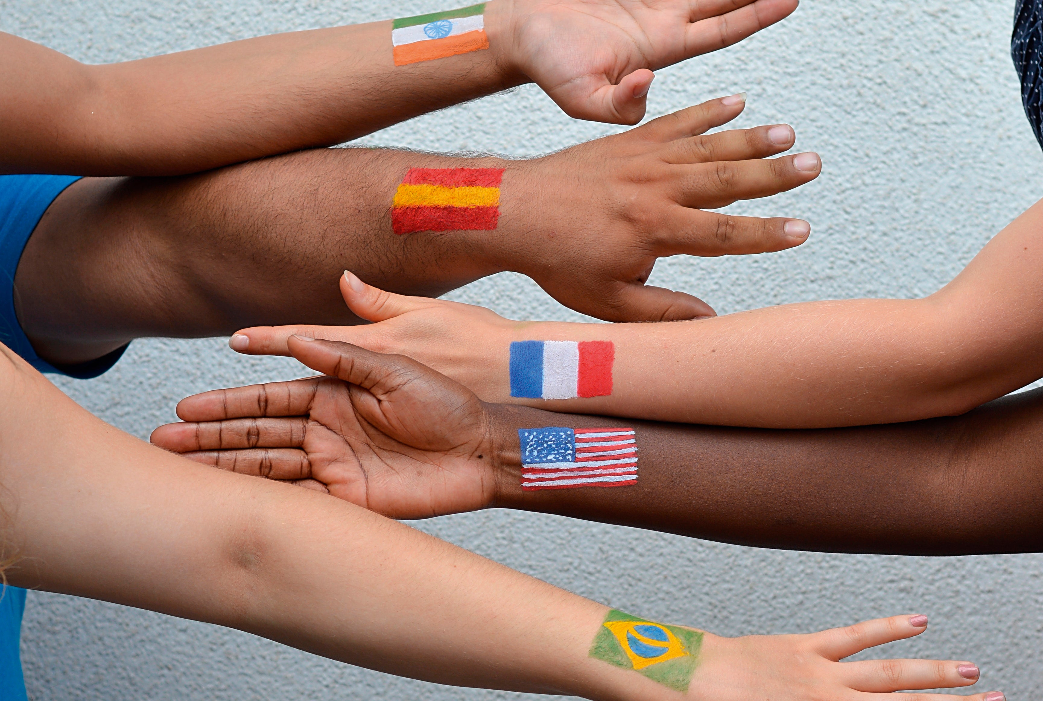 Hands across nations