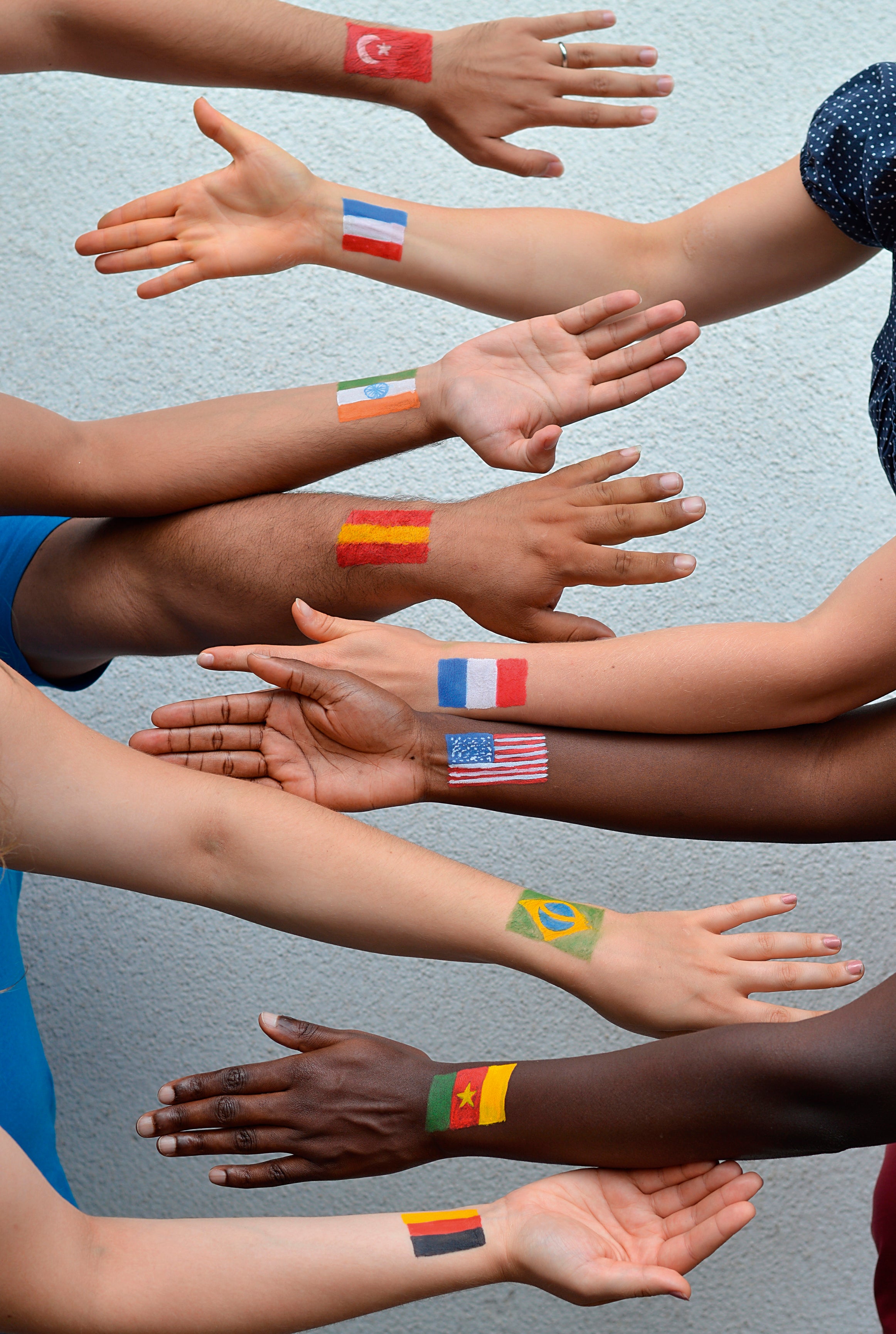 Hands across nations