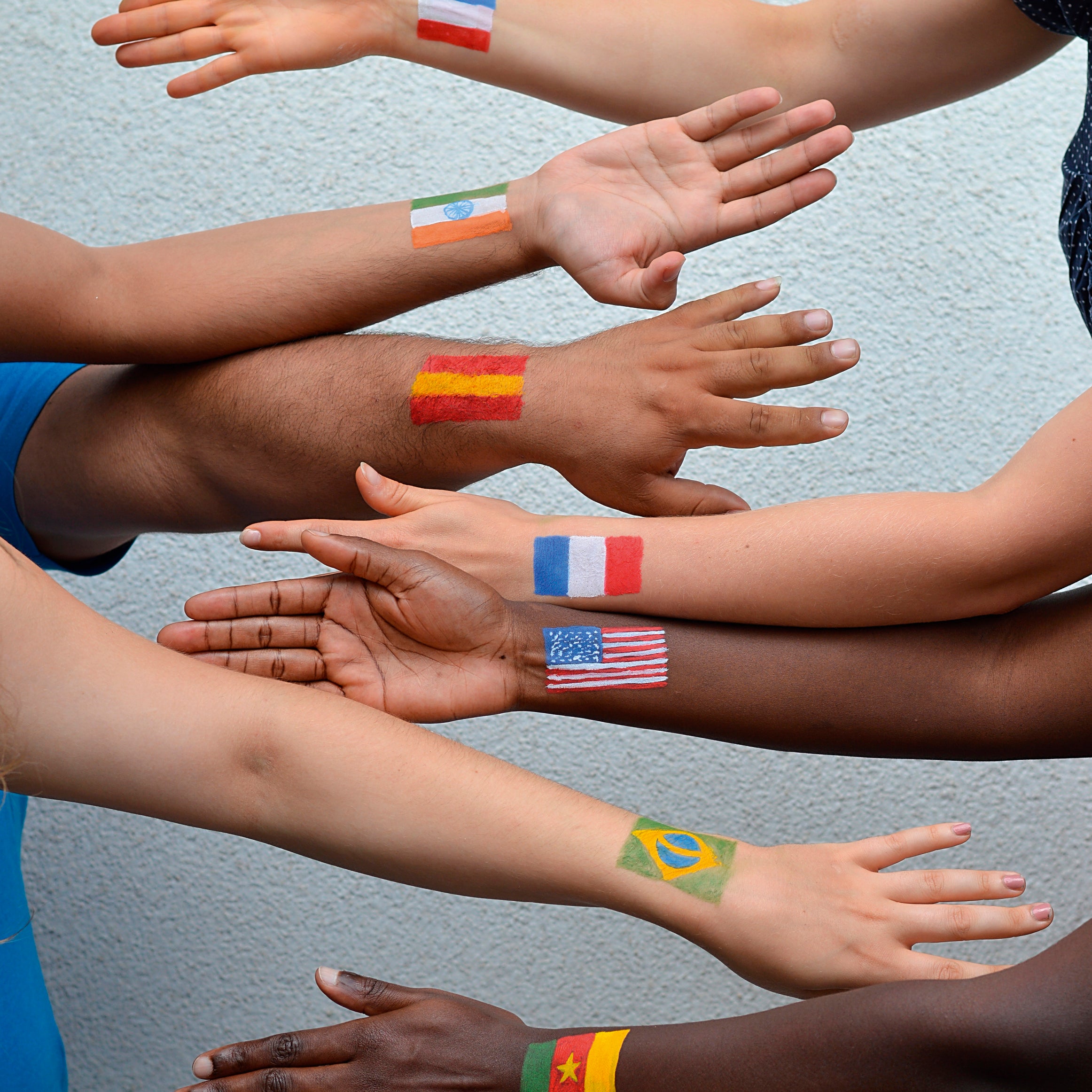 Hands across nations
