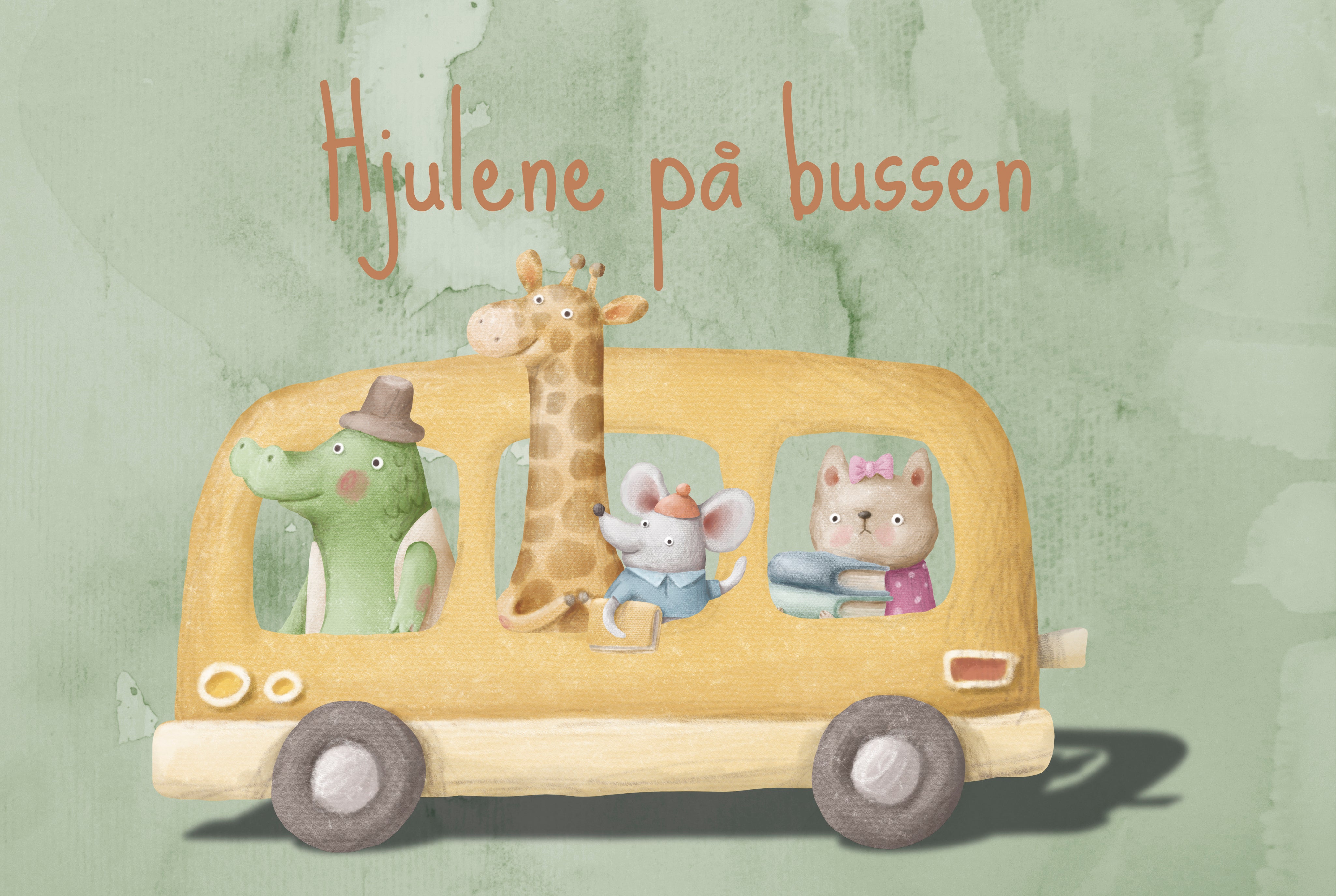 Den med hjulene på bussen - Vandret