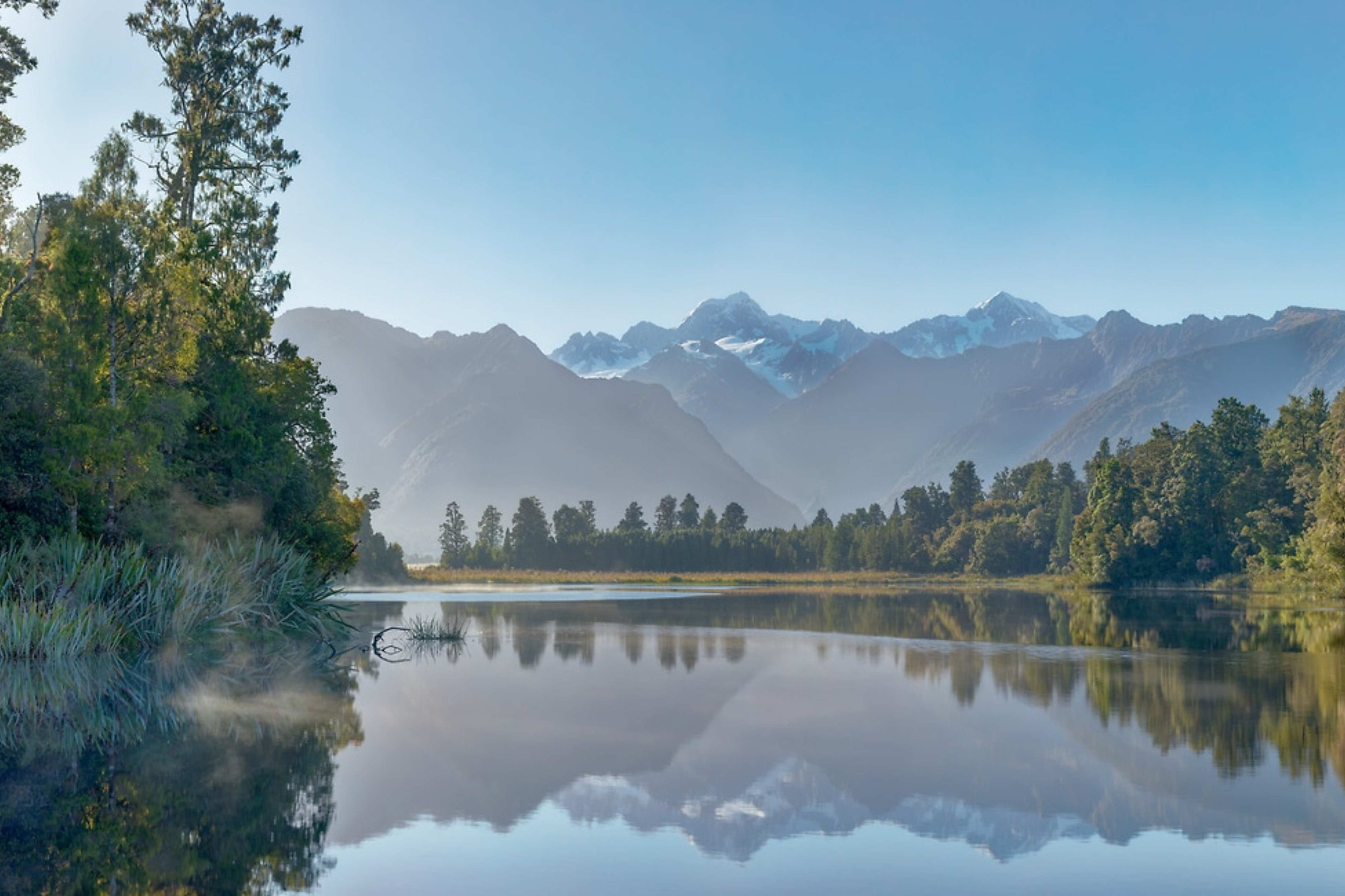 Lake Matheson Morning Fog II