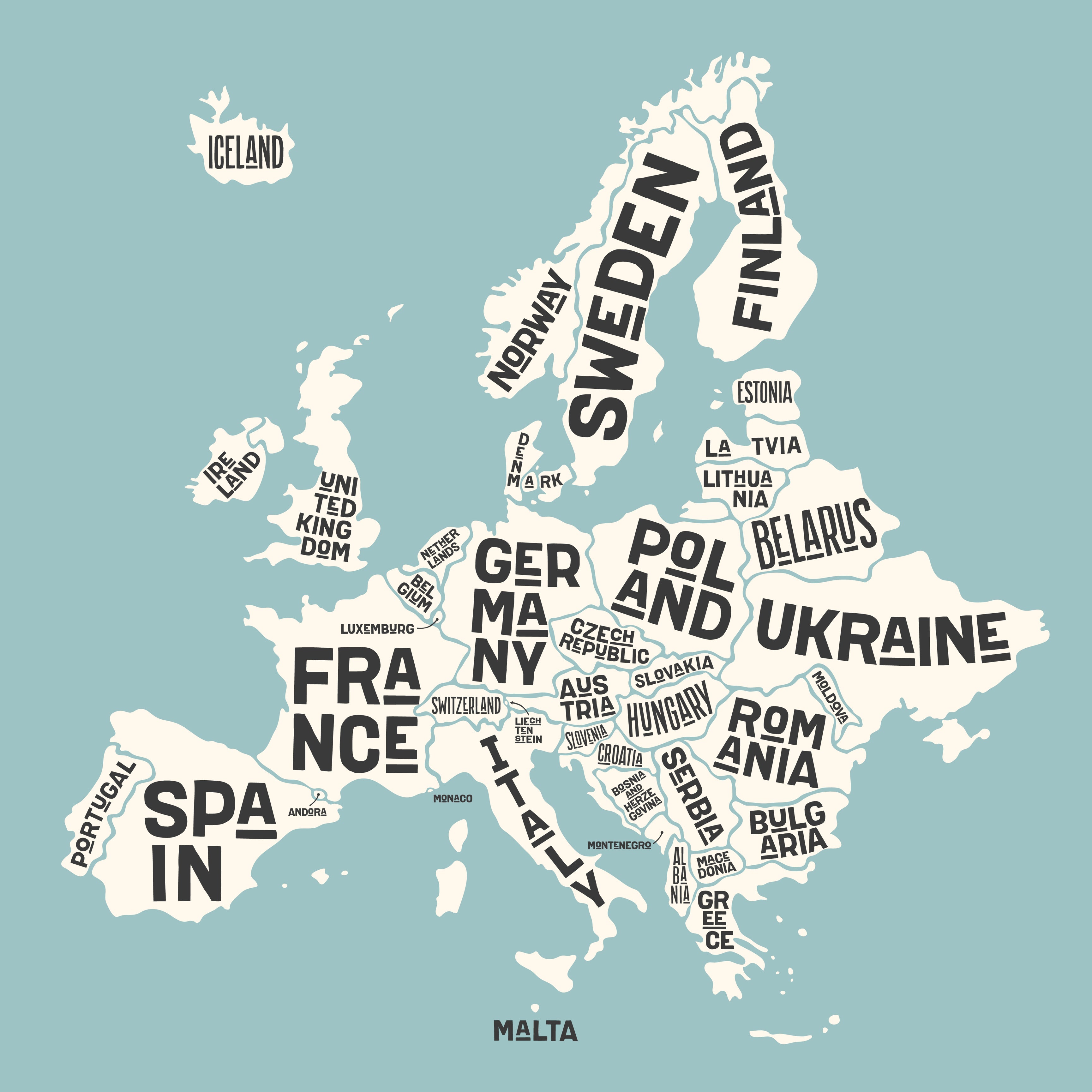 Map of Europe