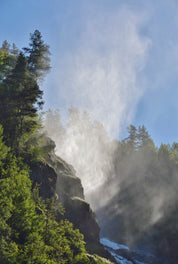 Mist over the waterfall