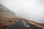 Misty road