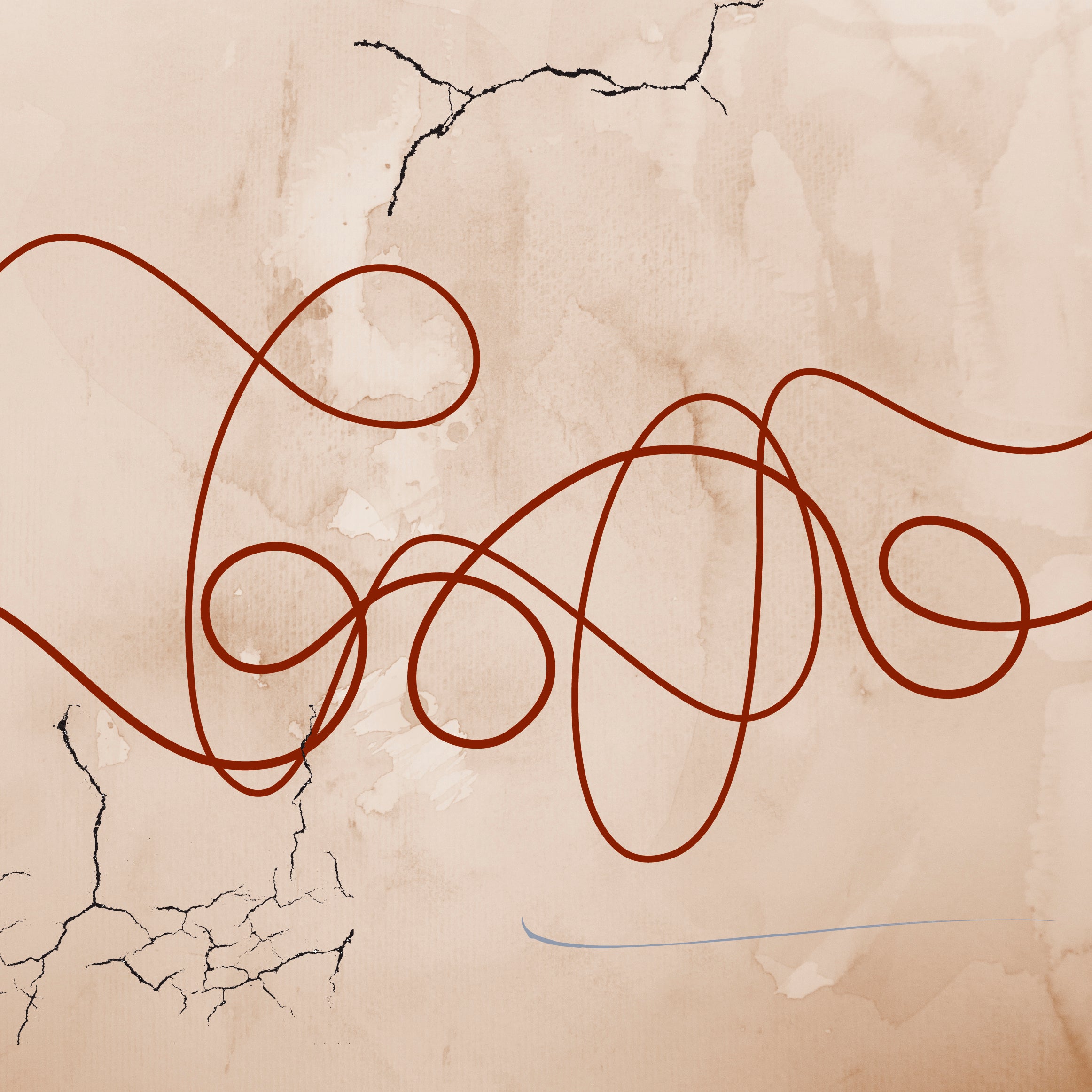Red thread tangled