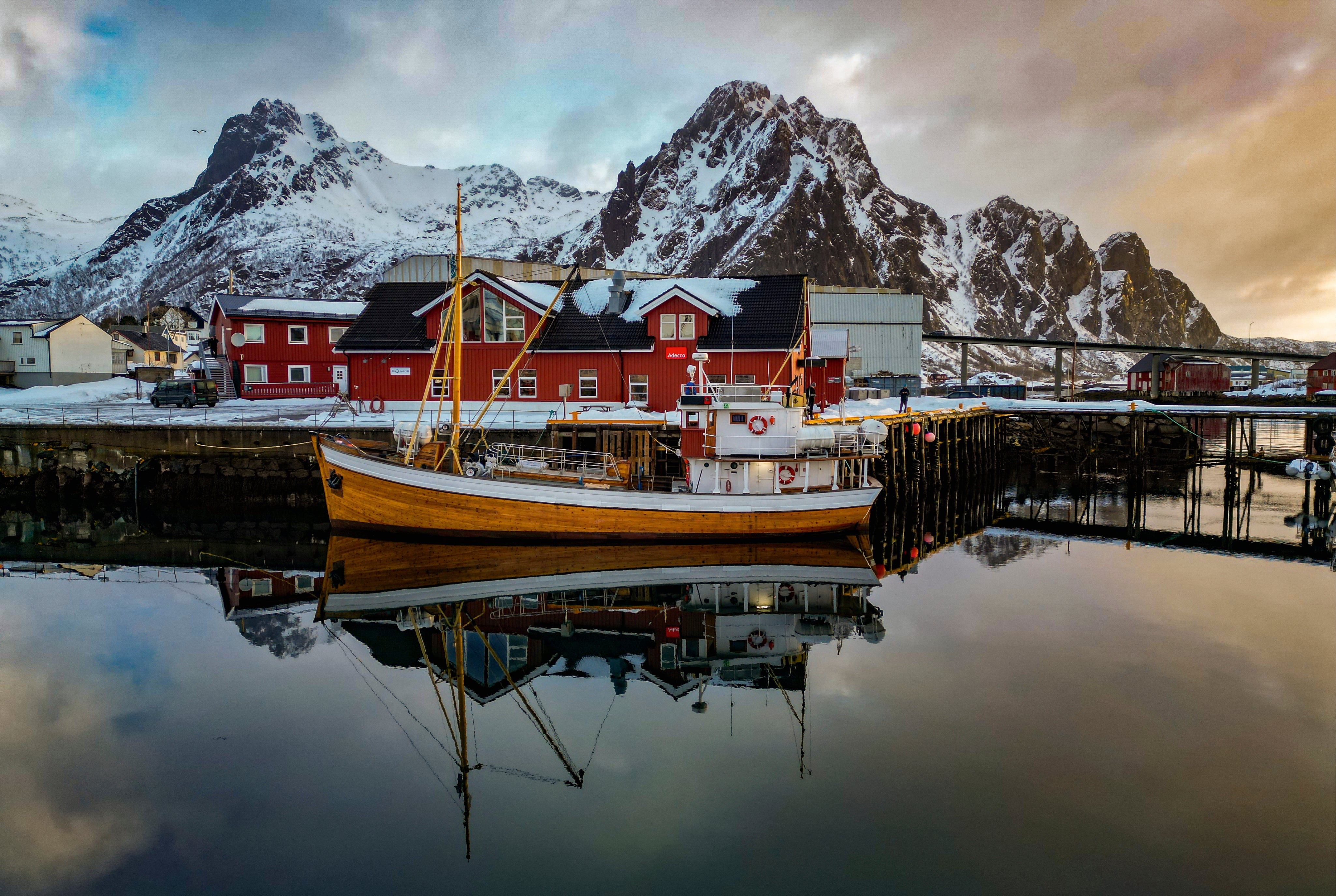 Reflections of the lofoten coast
