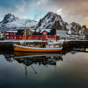 Reflections of the lofoten coast