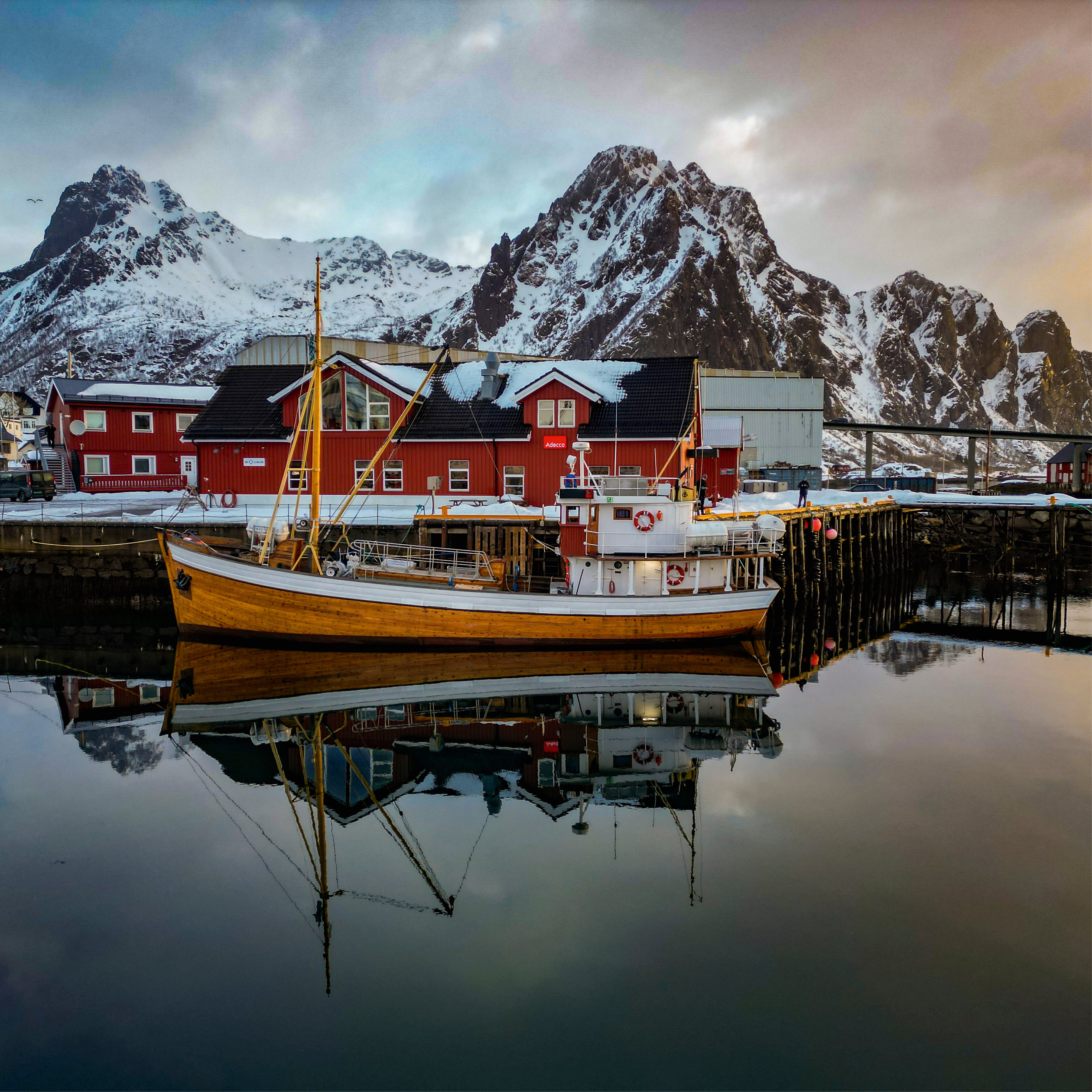 Reflections of the lofoten coast
