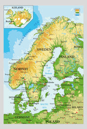 Scandinavia map