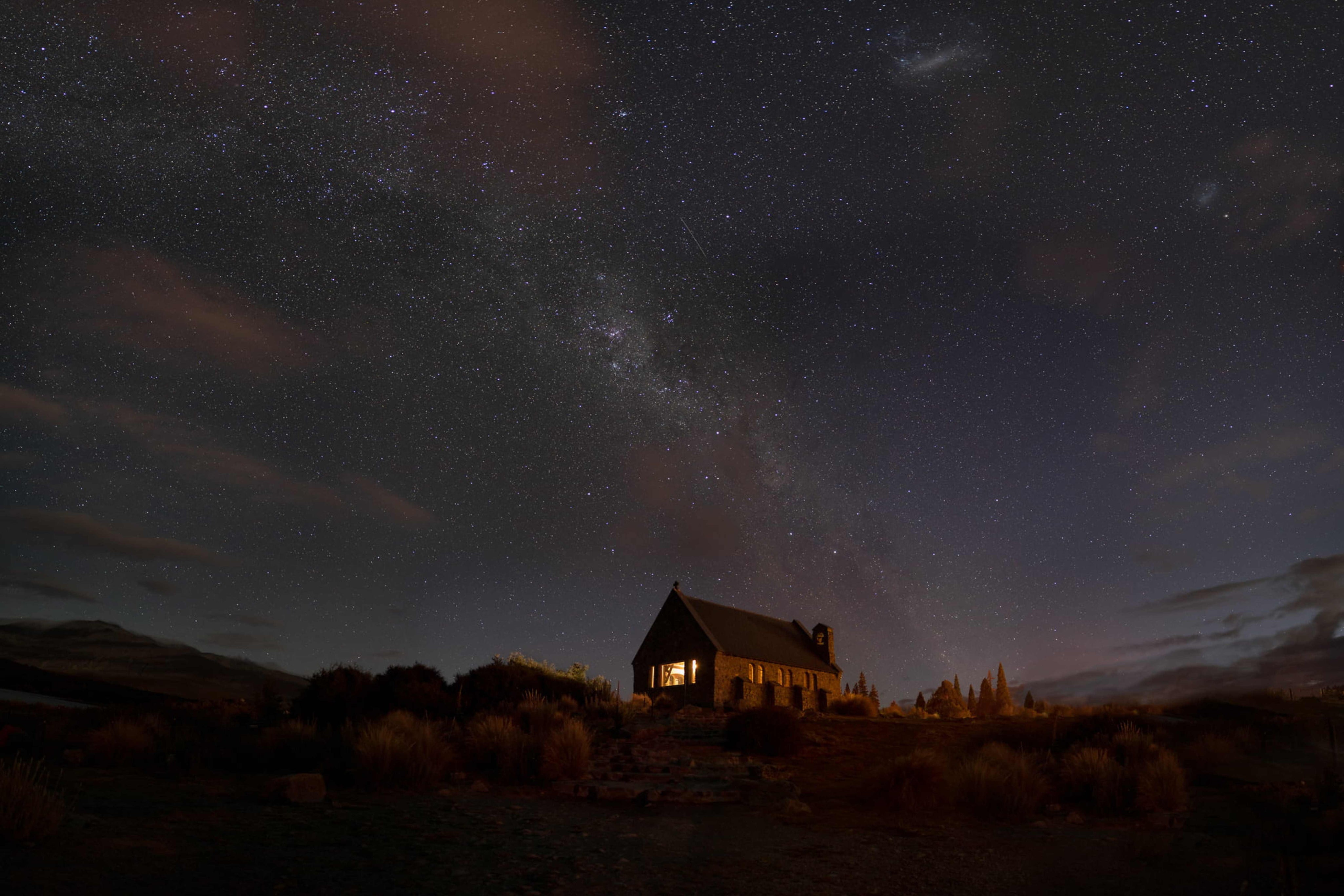 Southern Cross over Church of the Good Shepard