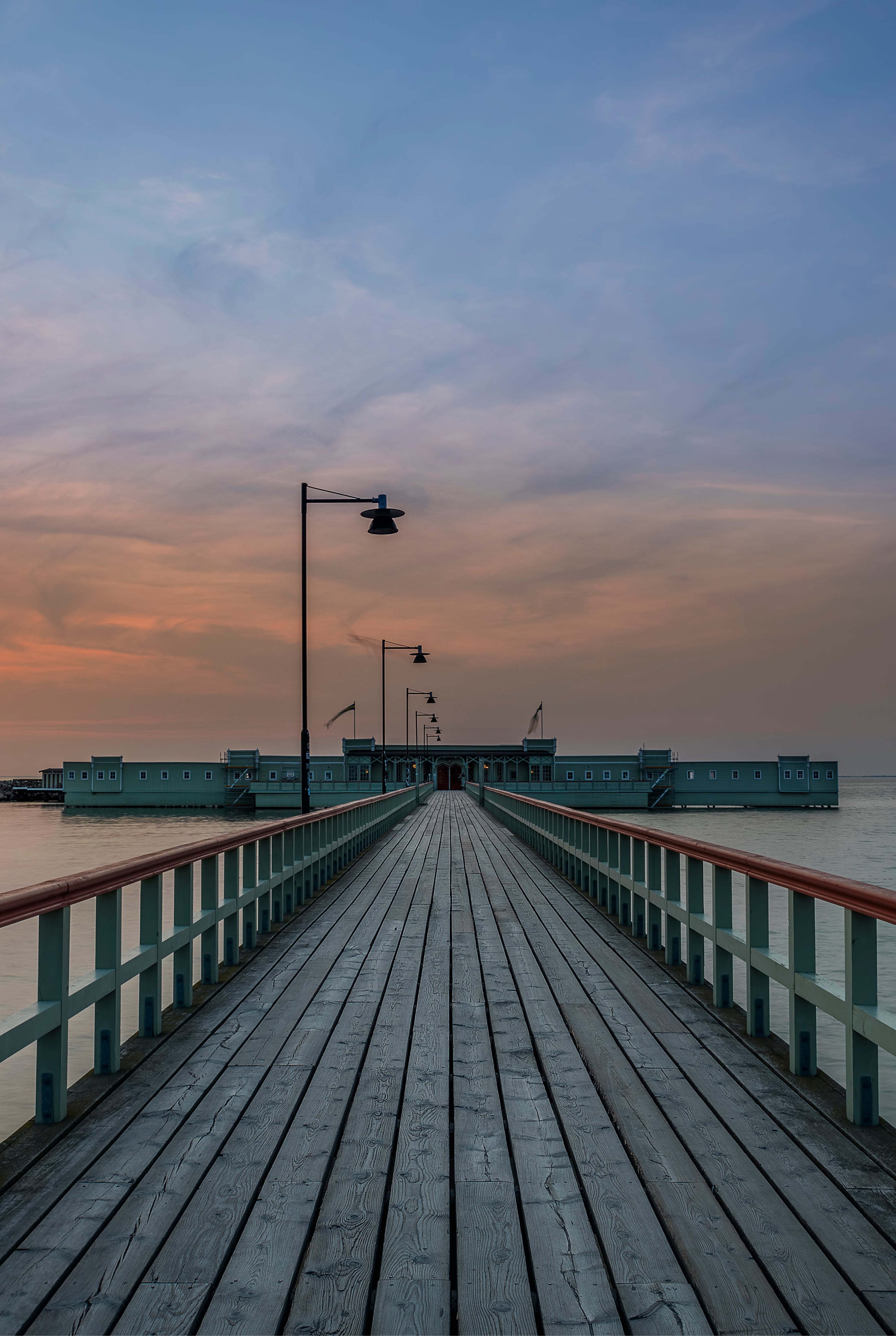 Sunset walkway