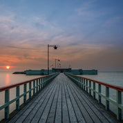 Sunset walkway