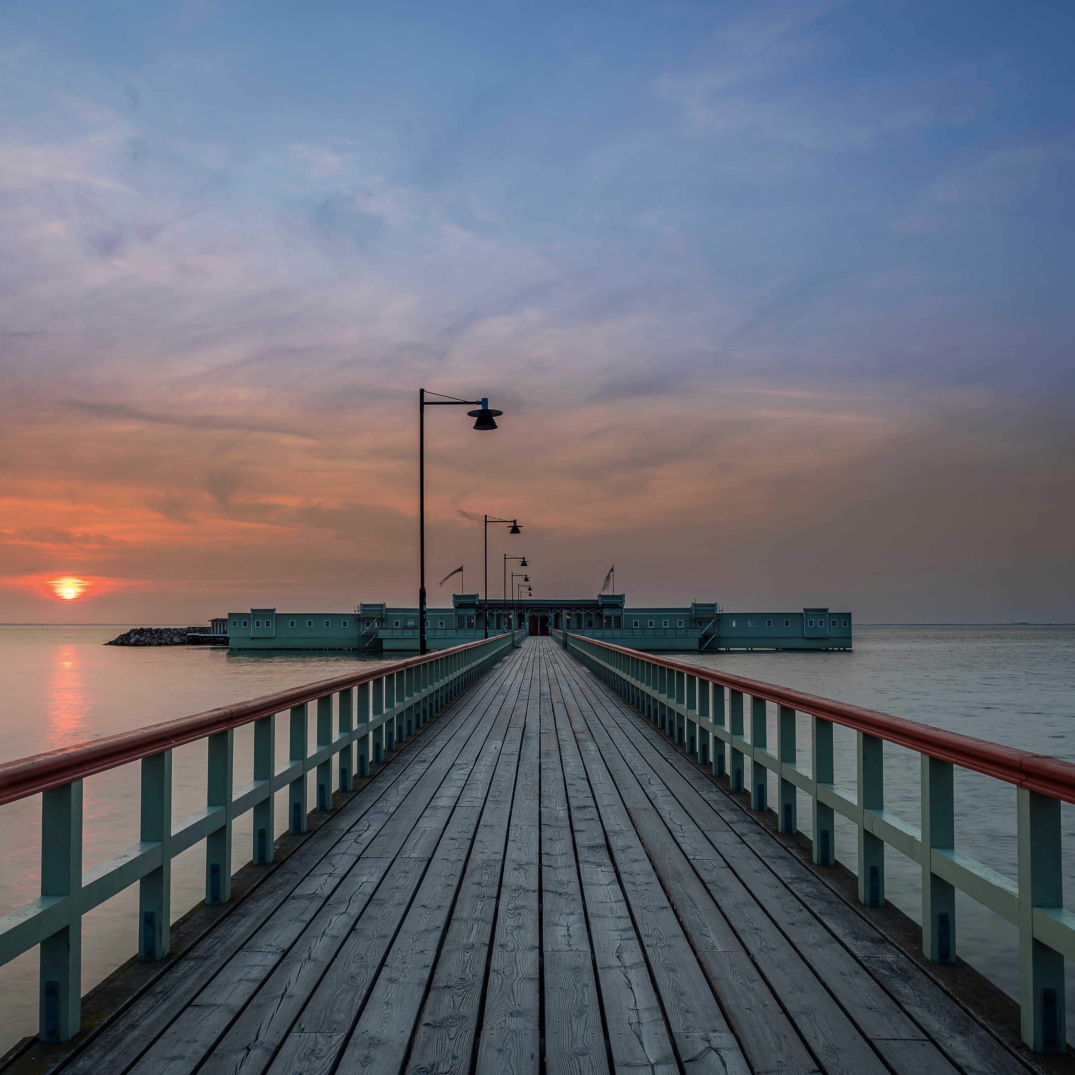 Sunset walkway